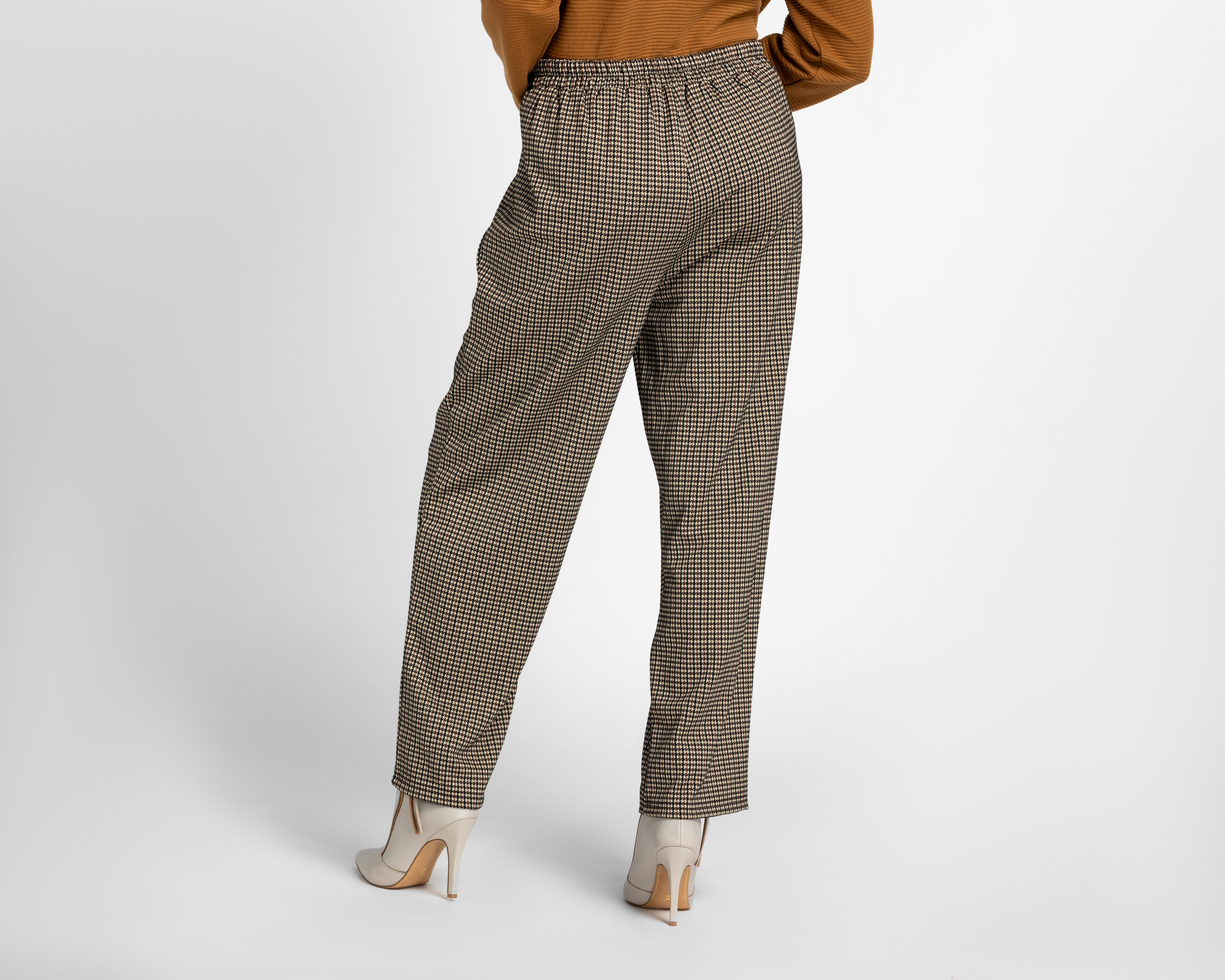 Foto 4 pulgar | Pantalón Recto Lady Sun Café para Mujer