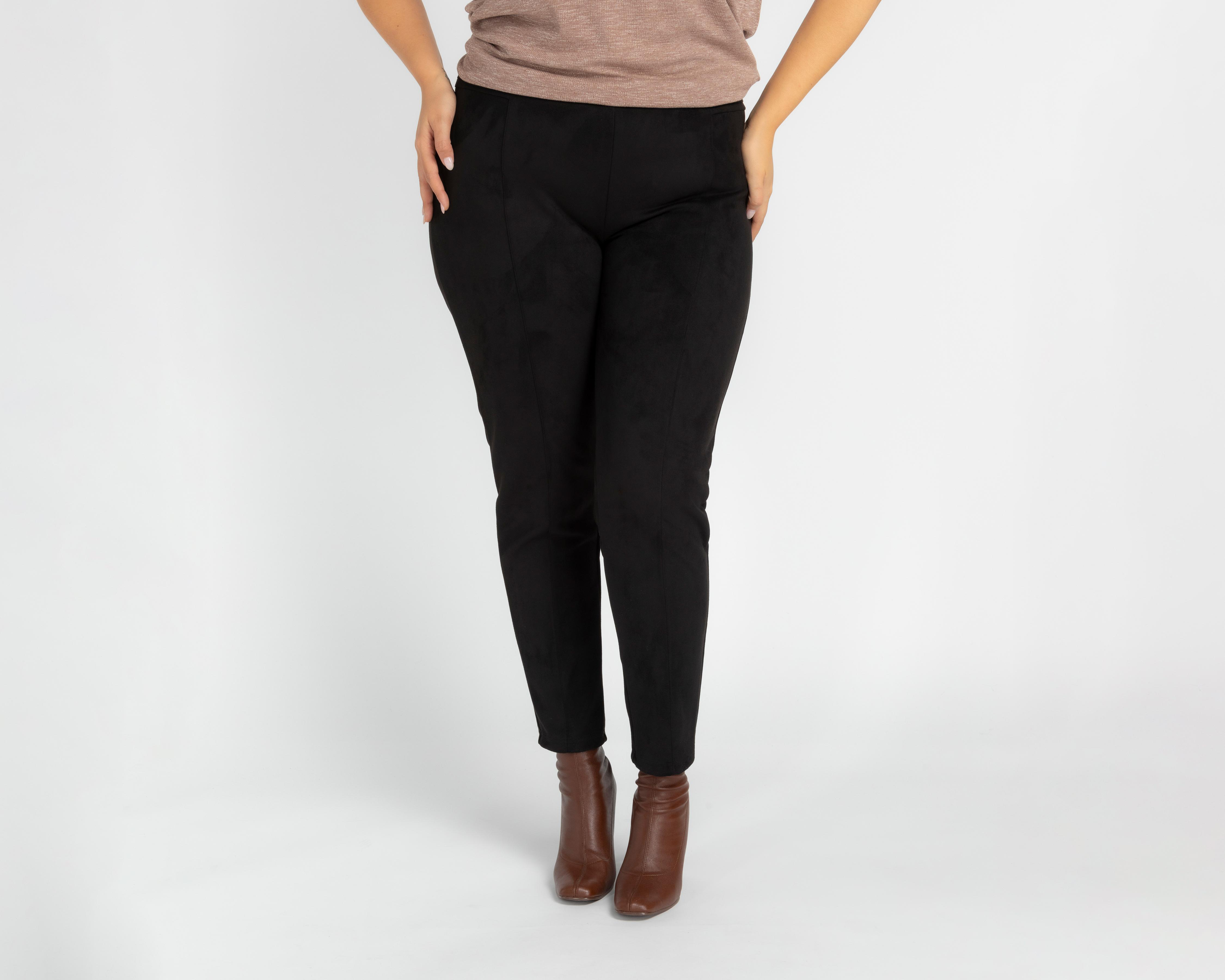 Foto 5 pulgar | Leggings Casuales Suede Sahara para Mujer