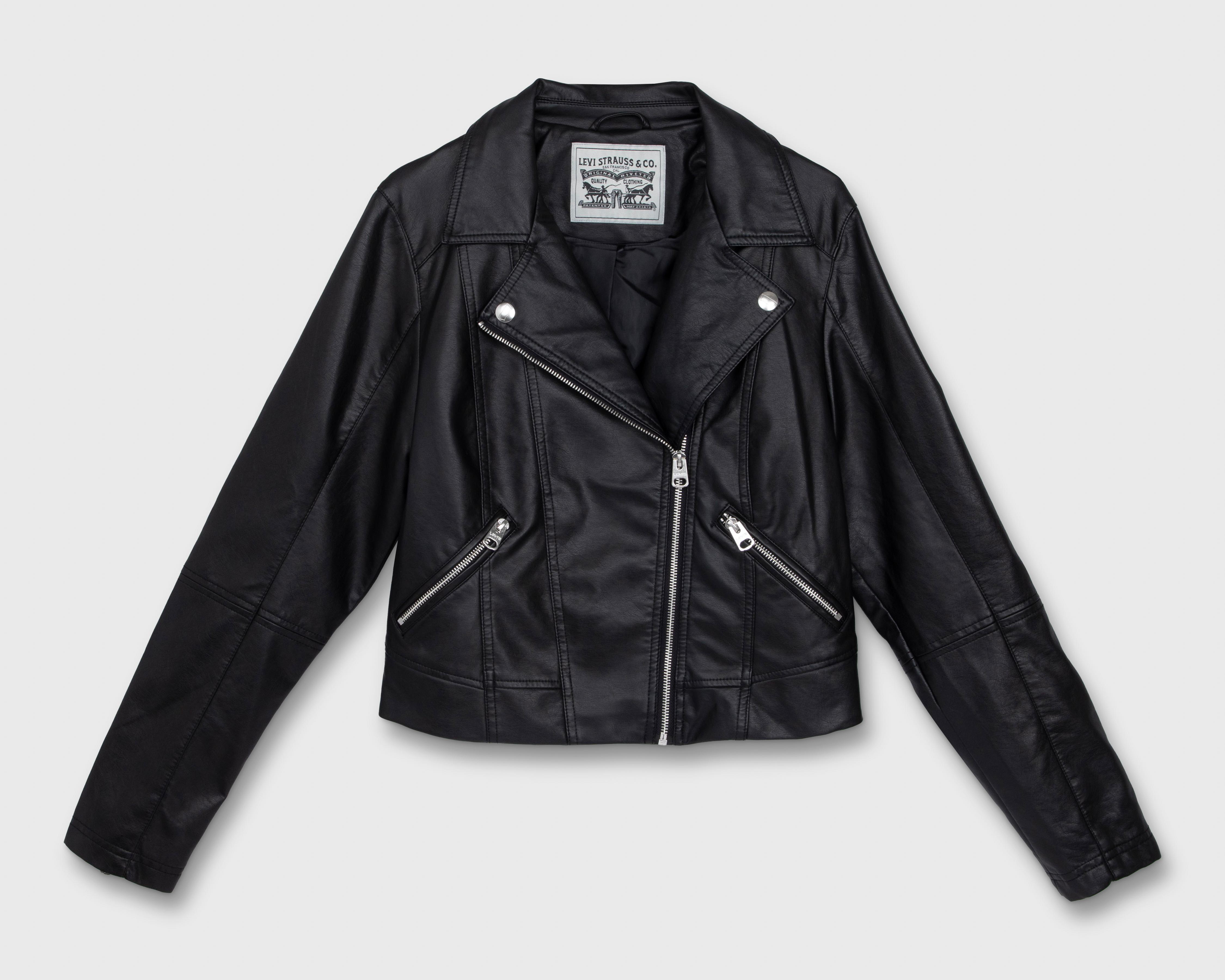 Foto 1 | Chamarra Negra Levi's para Mujer