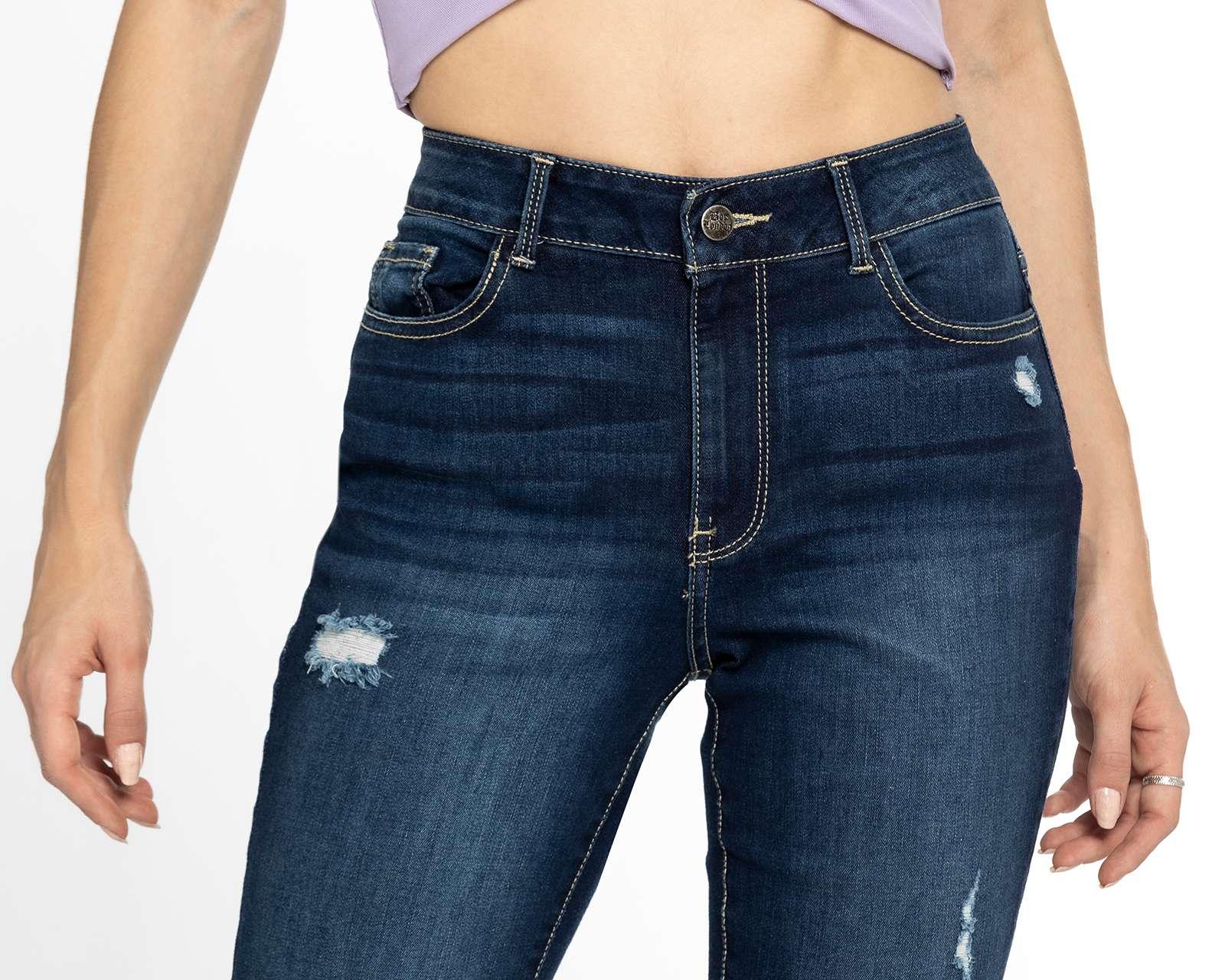 Foto 5 pulgar | Jeans Boy London Skinny con Destrucciones