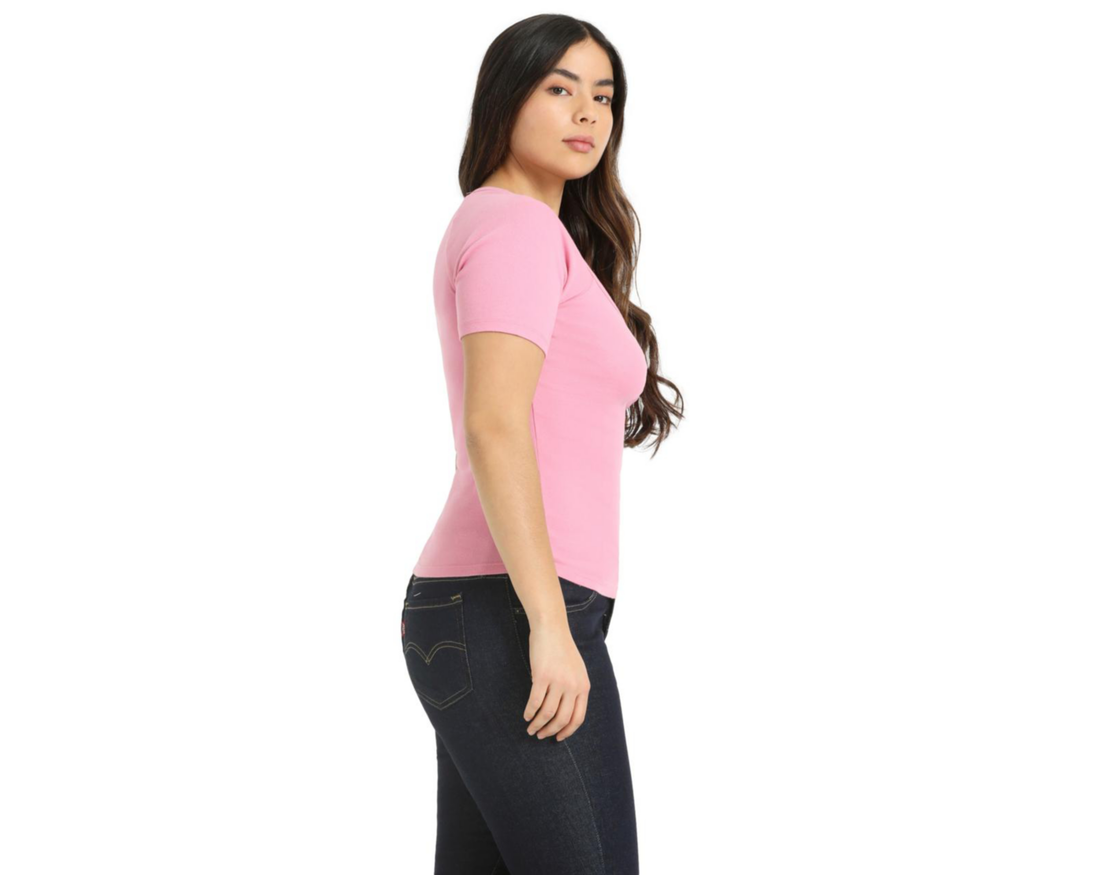 Foto 2 | Playera Levi's Manga Corta para Mujer