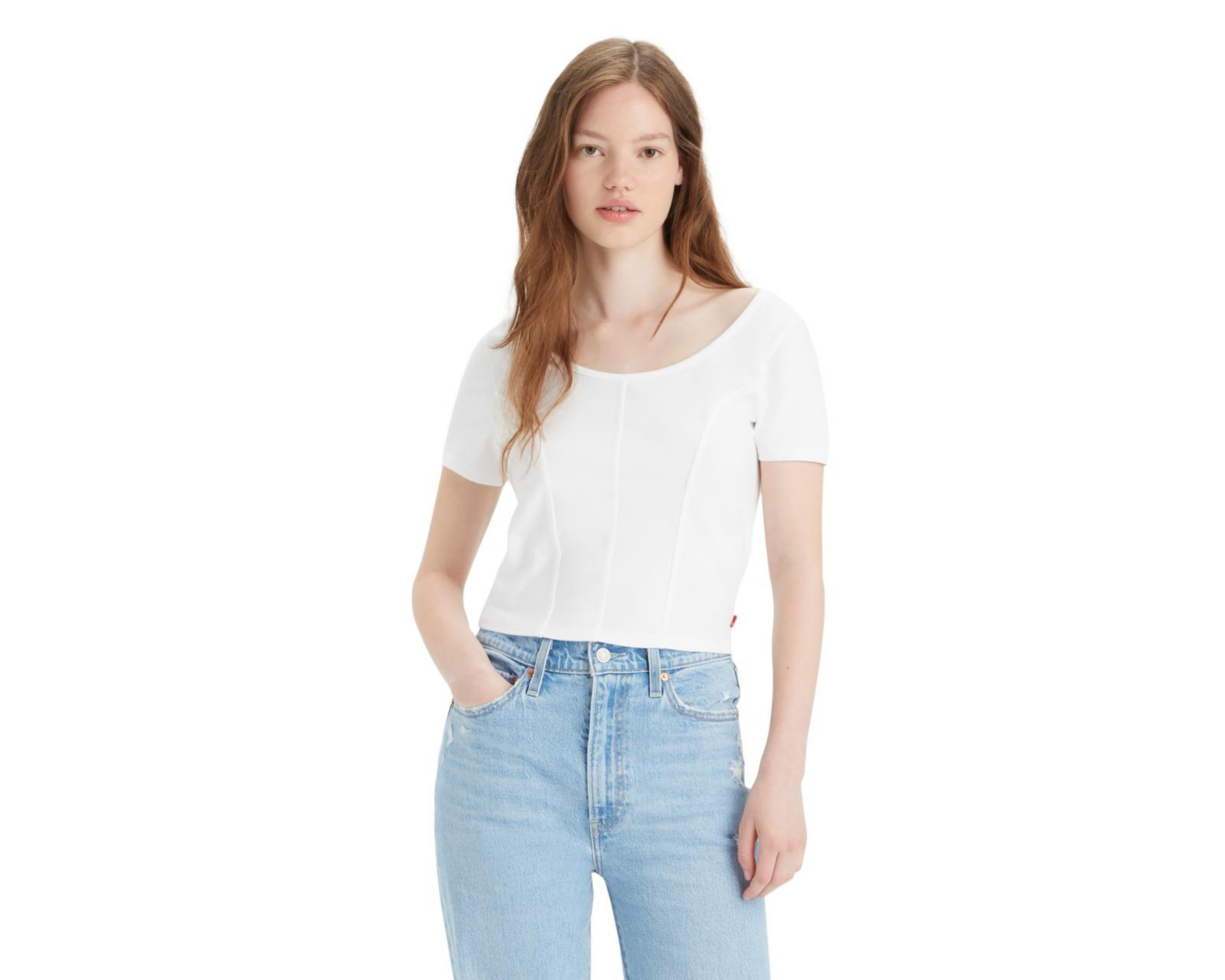 Foto 2 pulgar | Playera Levi's Manga Corta para Mujer