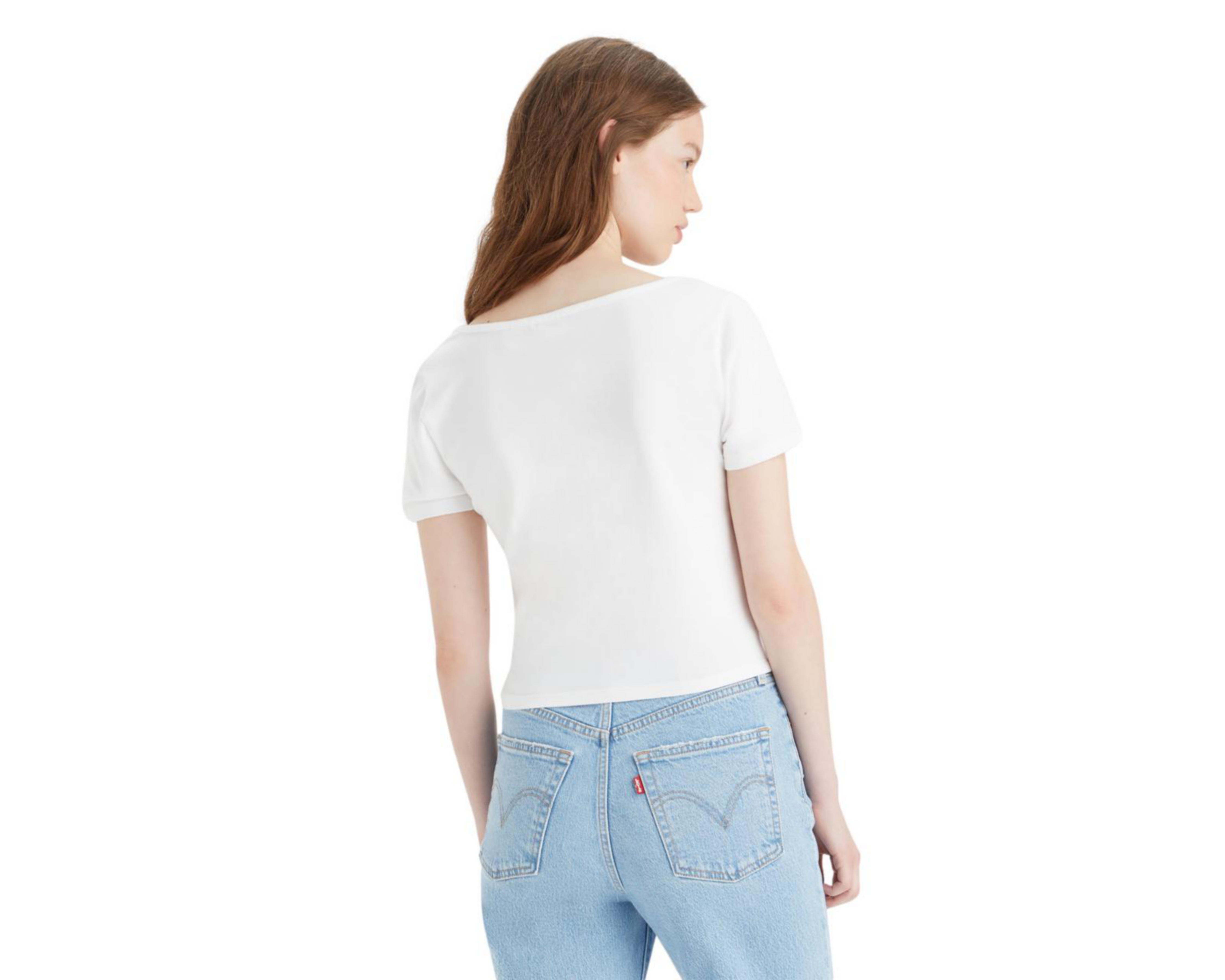 Foto 3 pulgar | Playera Levi's Manga Corta para Mujer