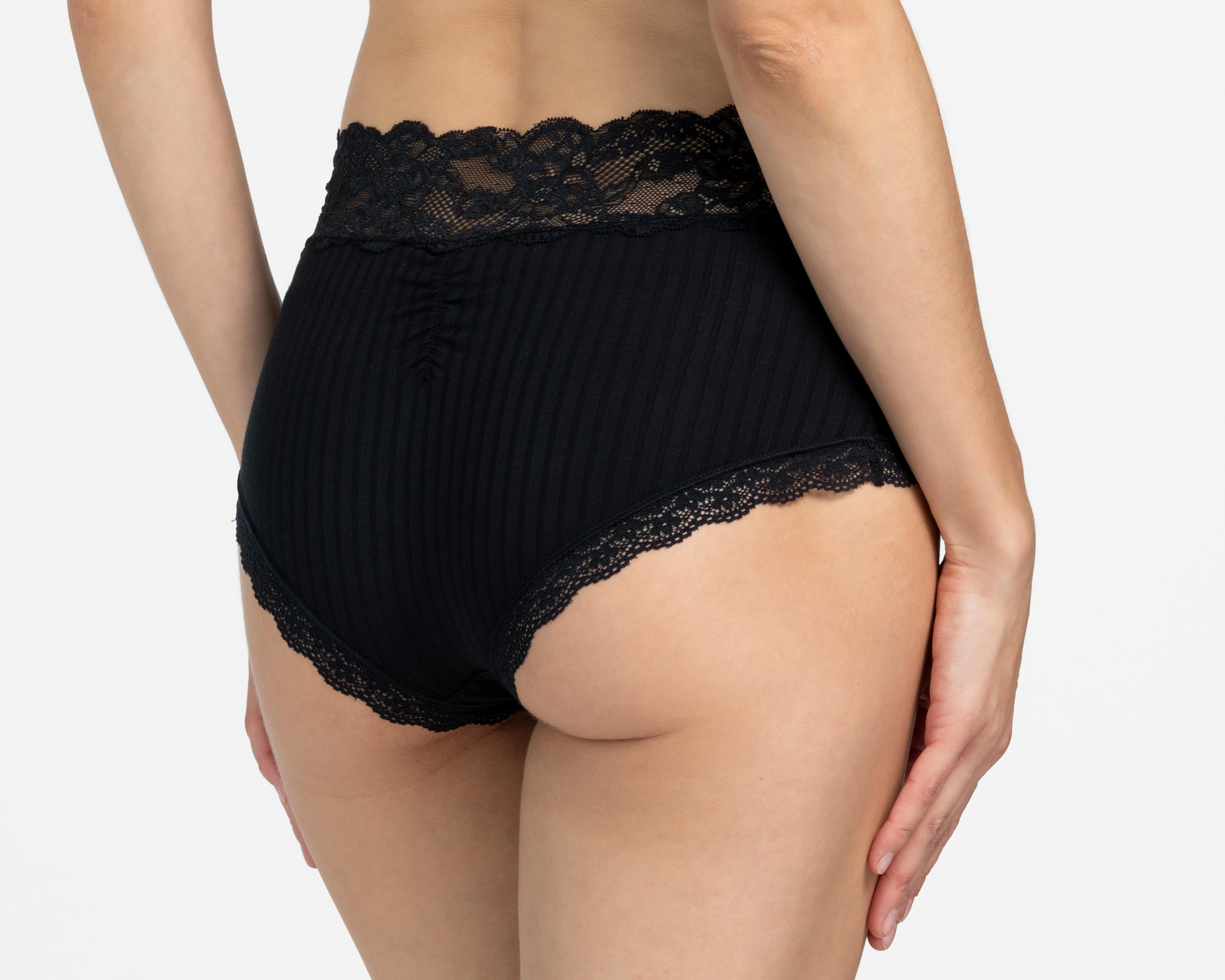 Foto 4 pulgar | Pantaleta con Encaje Beauty Secret para Mujer 3 Piezas