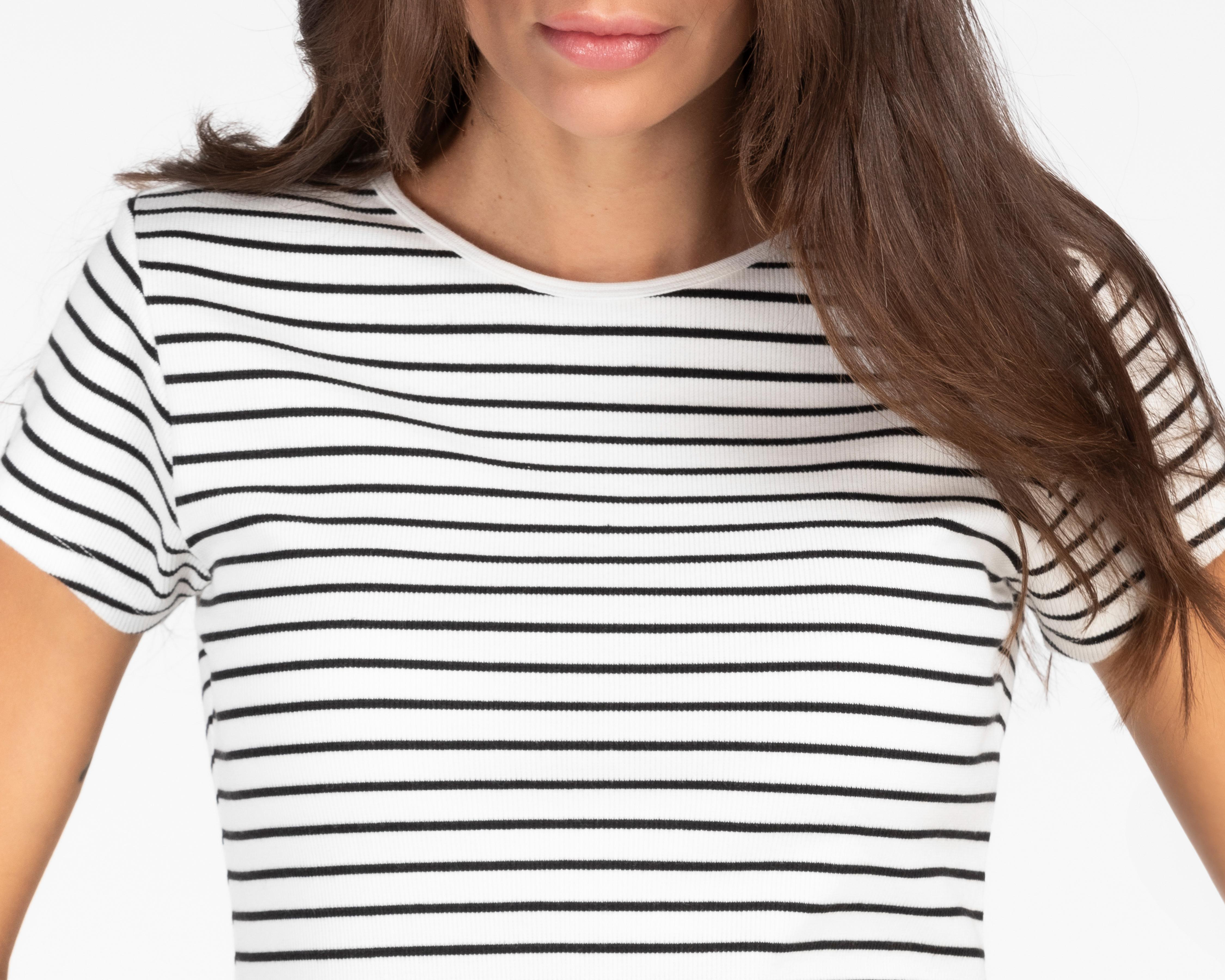 Foto 5 pulgar | Playera York Team Polo Club Acanalada para Mujer