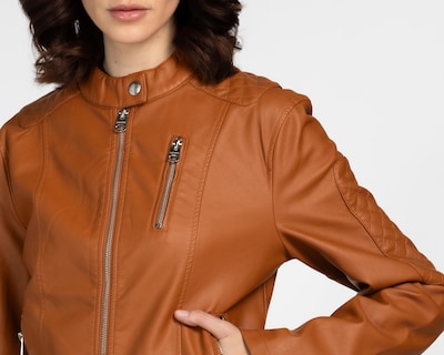 Foto 4 | Chamarra Camel Levi's para Mujer