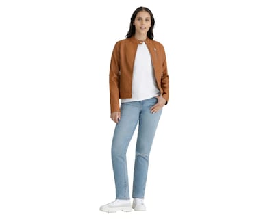 Foto 8 | Chamarra Camel Levi's para Mujer