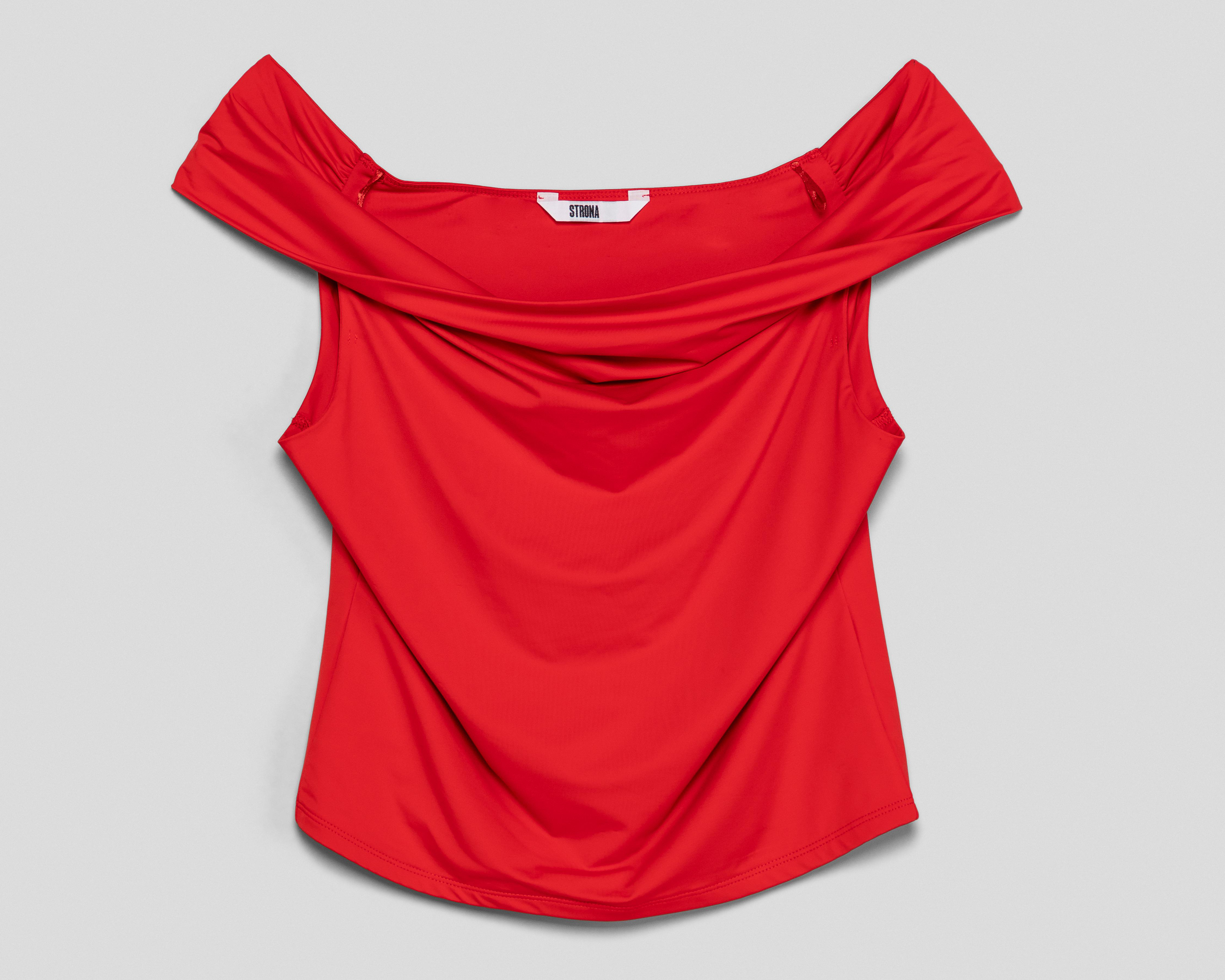 Foto 2 pulgar | Playera Strona Sin Manga para Mujer