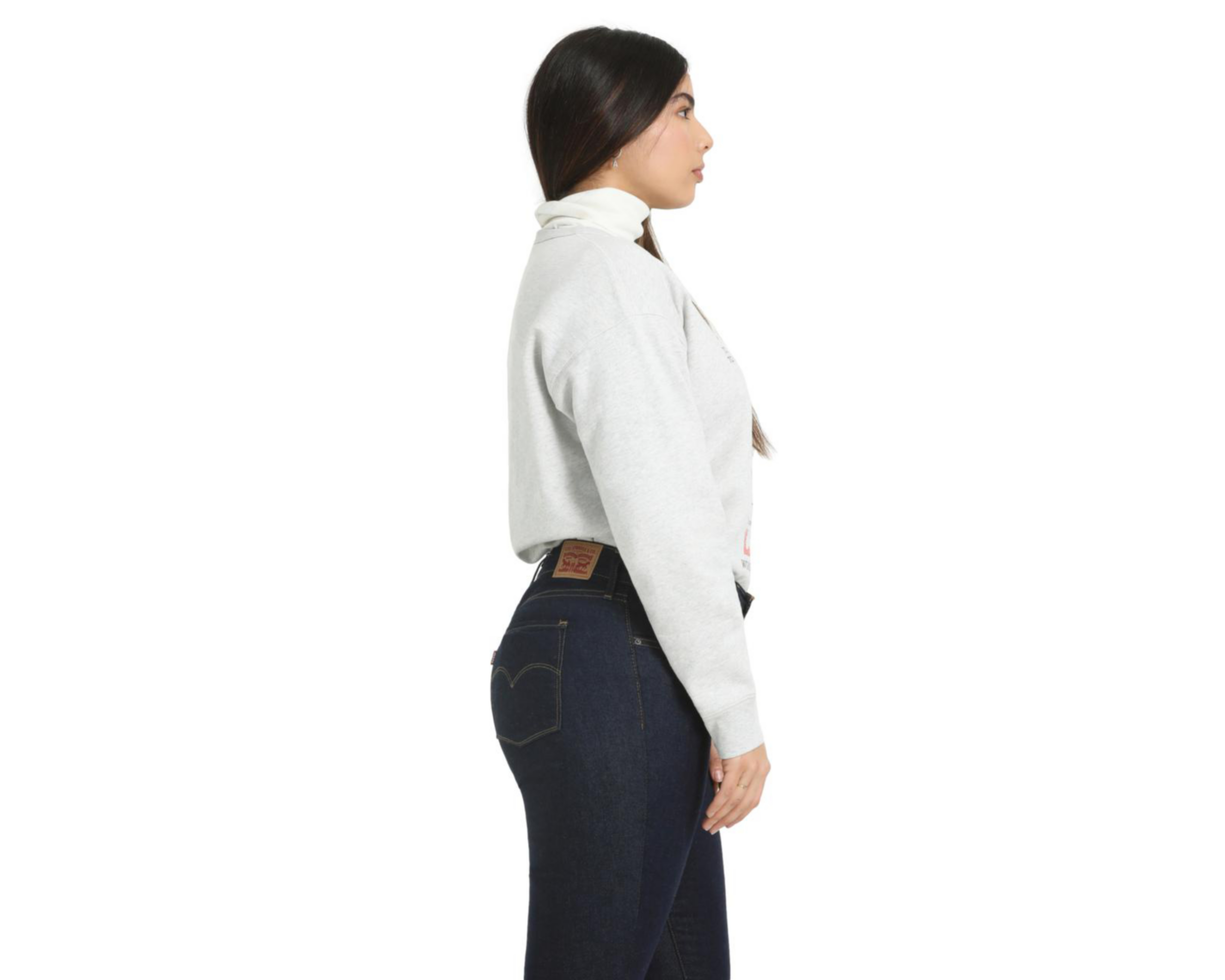 Foto 3 pulgar | Suéter Gris Levi's para Mujer