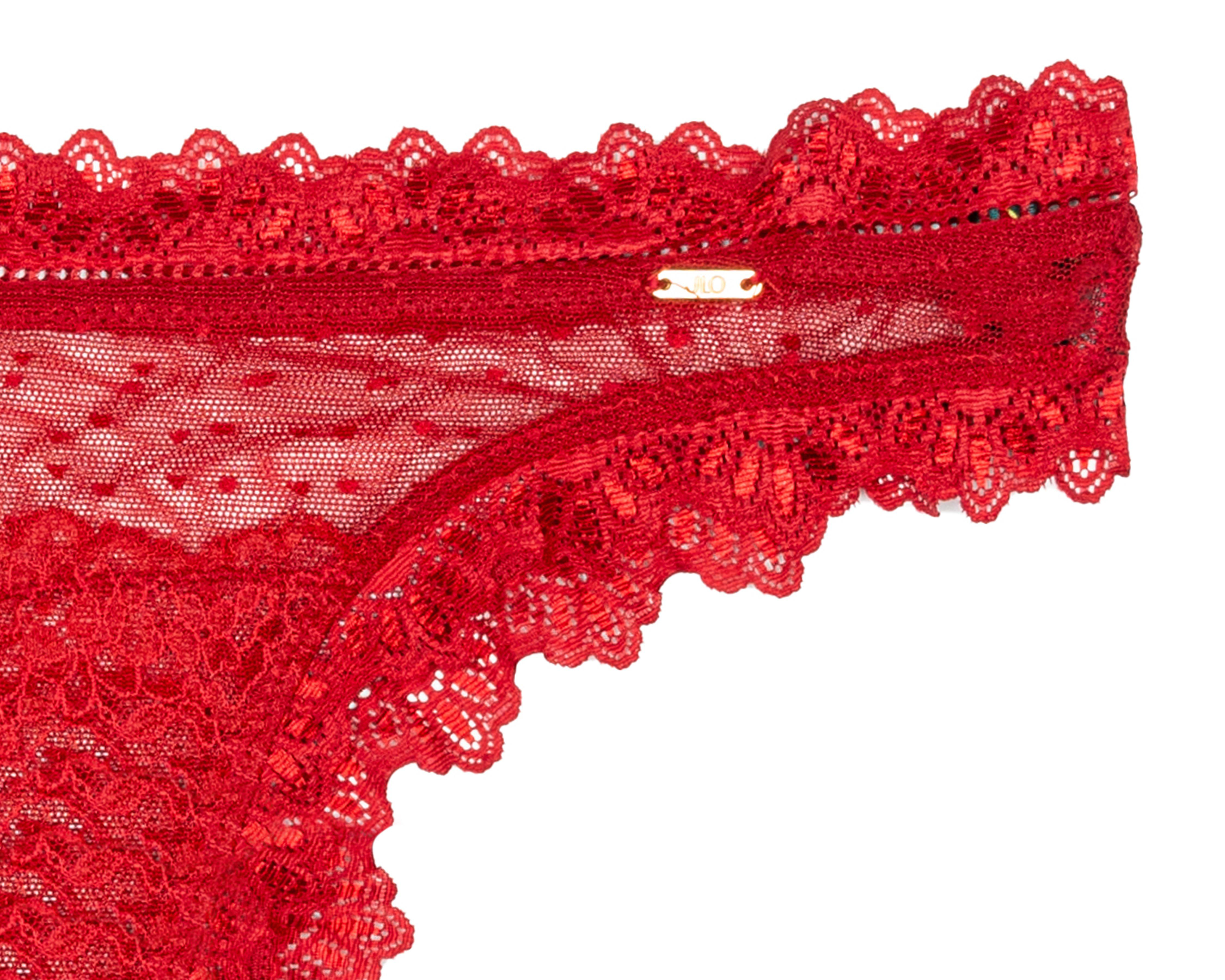 Foto 6 pulgar | Tanga con Encaje Jennifer Lopez para Mujer 3 Piezas