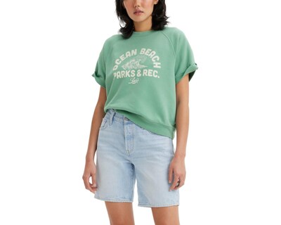 Foto 1 | Sudadera de Algodón Levi's Marina para Mujer
