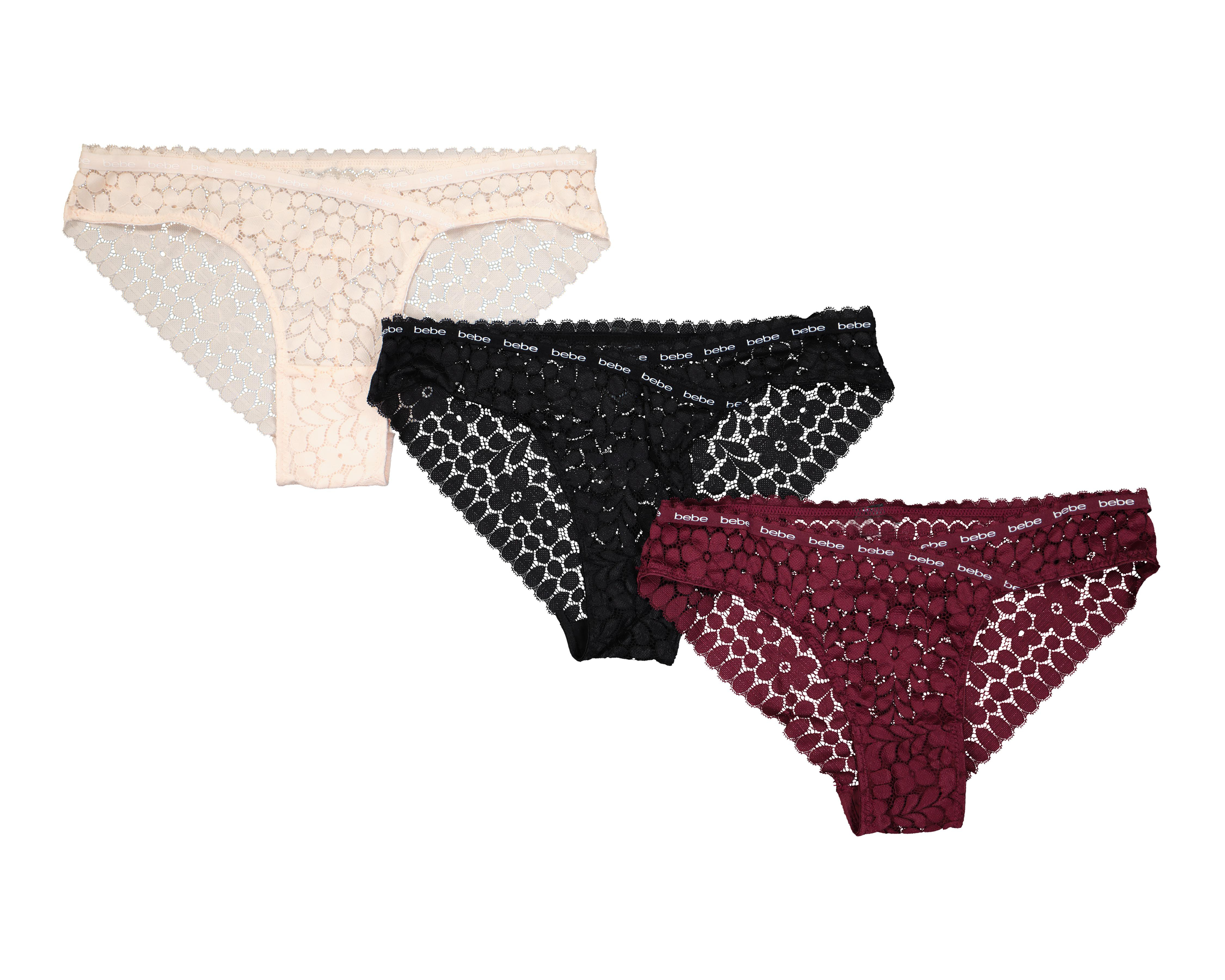 Bikini de Encaje Bebe para Mujer 3 Piezas $119
