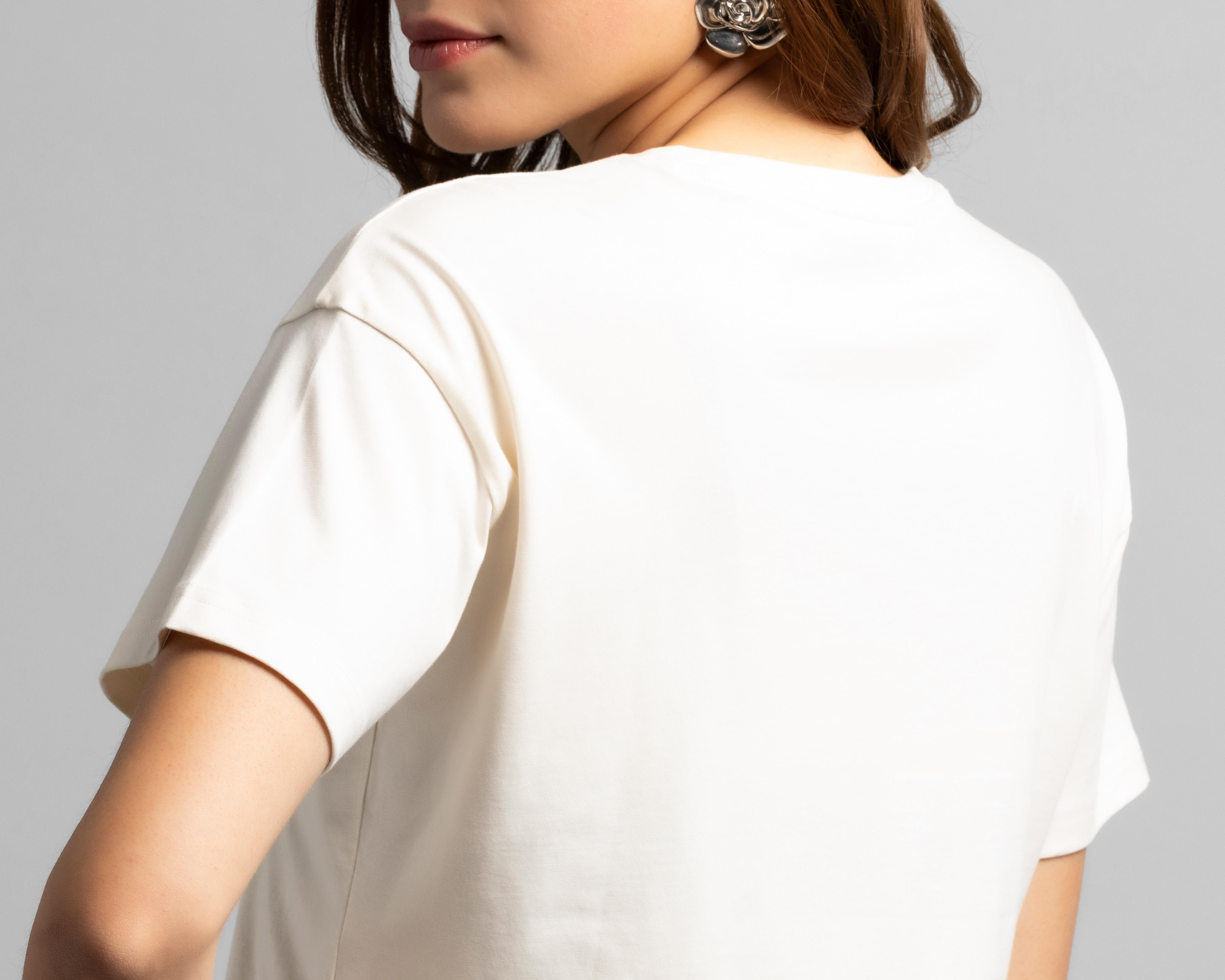 Foto 5 | Playera Strona Manga Corta para Mujer