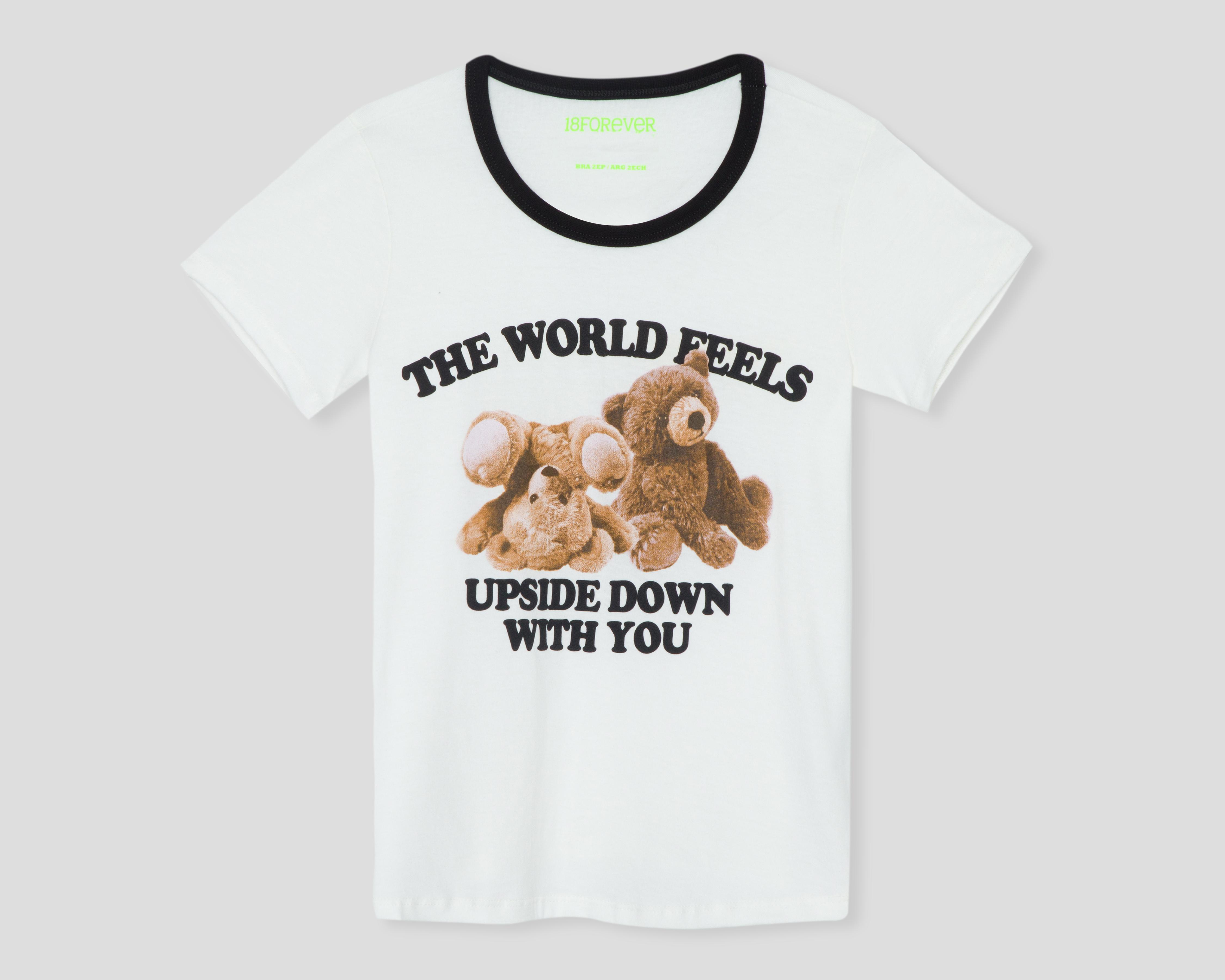 Playera 18 Forever Manga Corta para Mujer $129