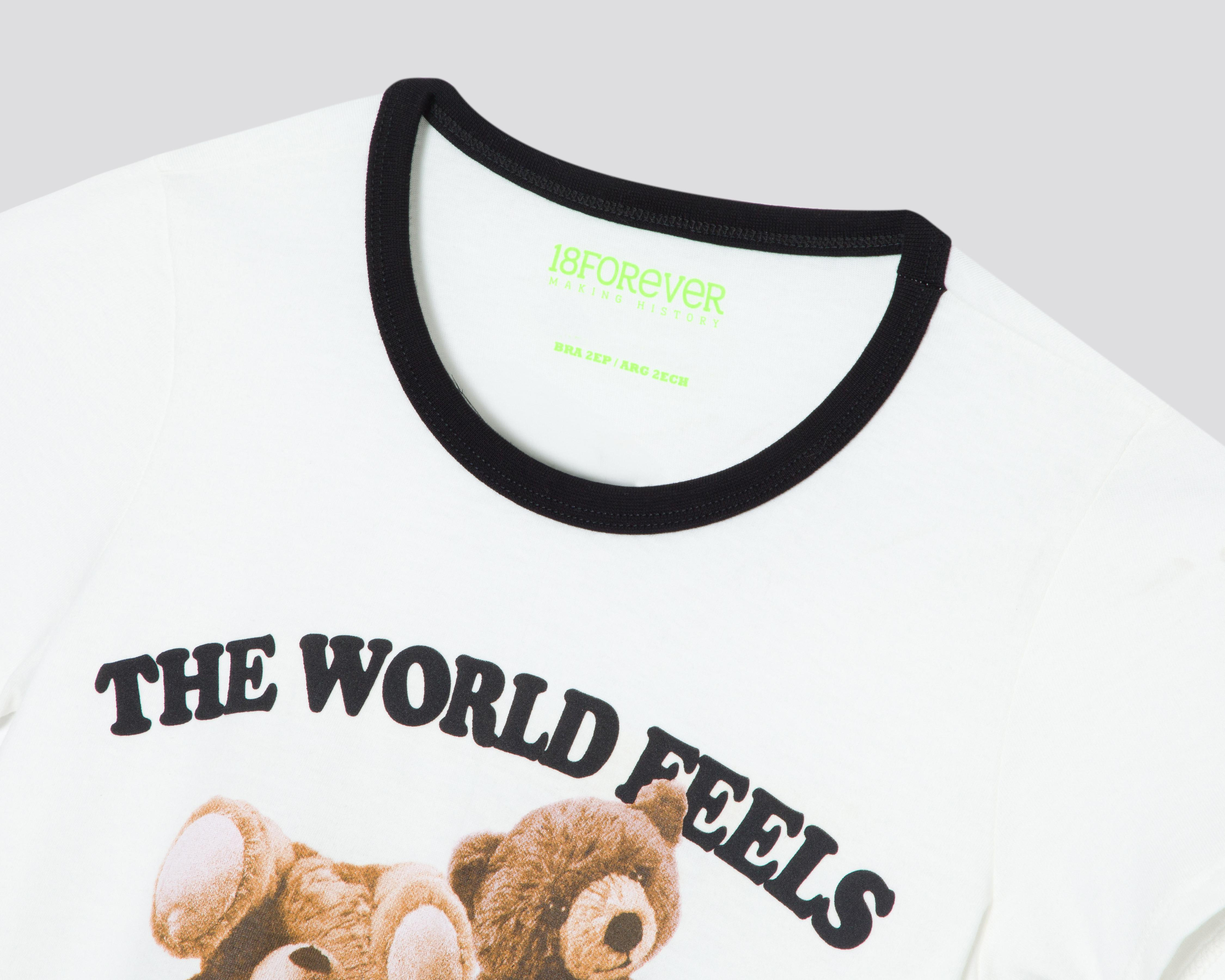 Foto 4 pulgar | Playera 18 Forever Manga Corta para Mujer