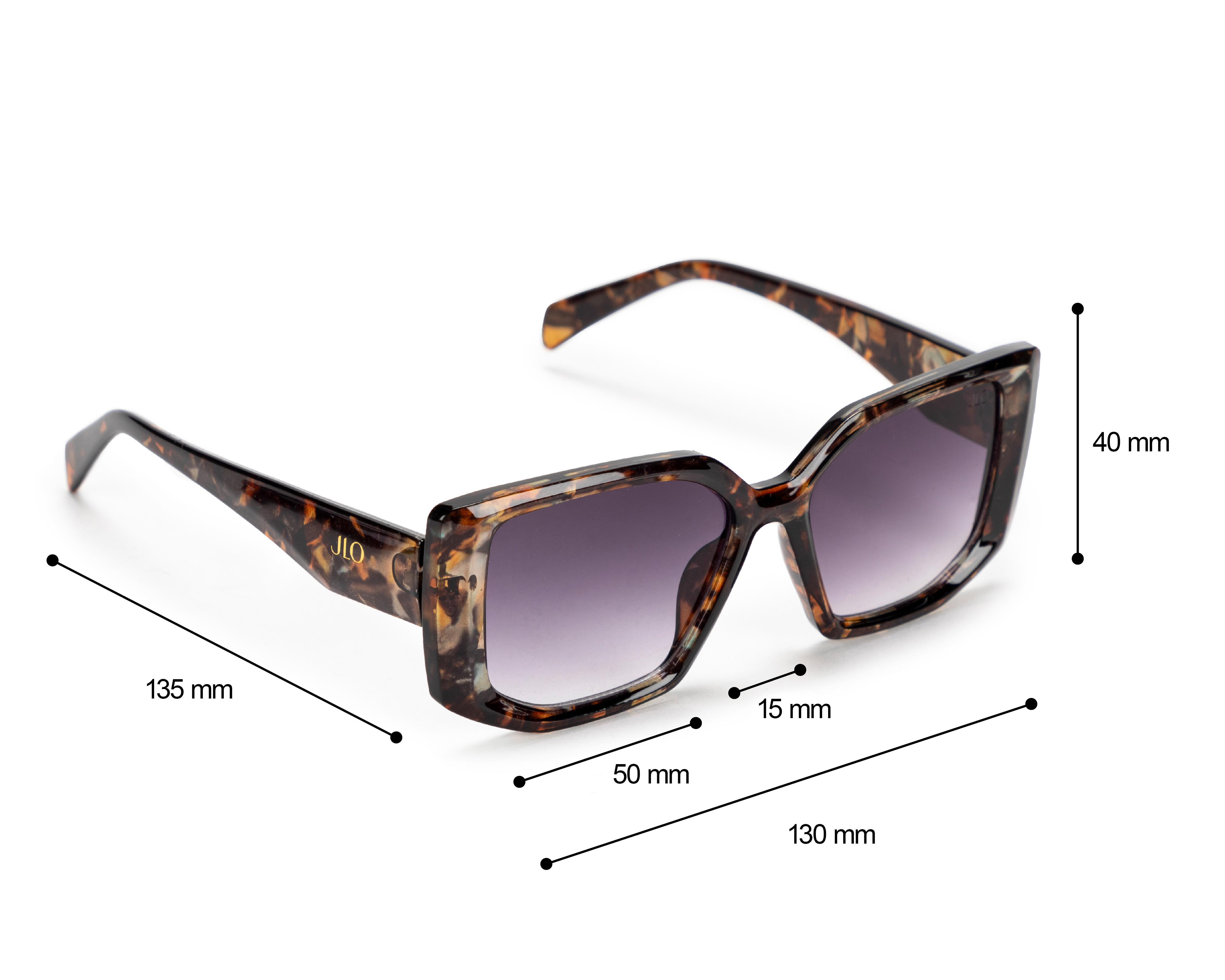 Foto 5 | Lentes de Sol para Mujer Jennifer Lopez Cuadrados Café