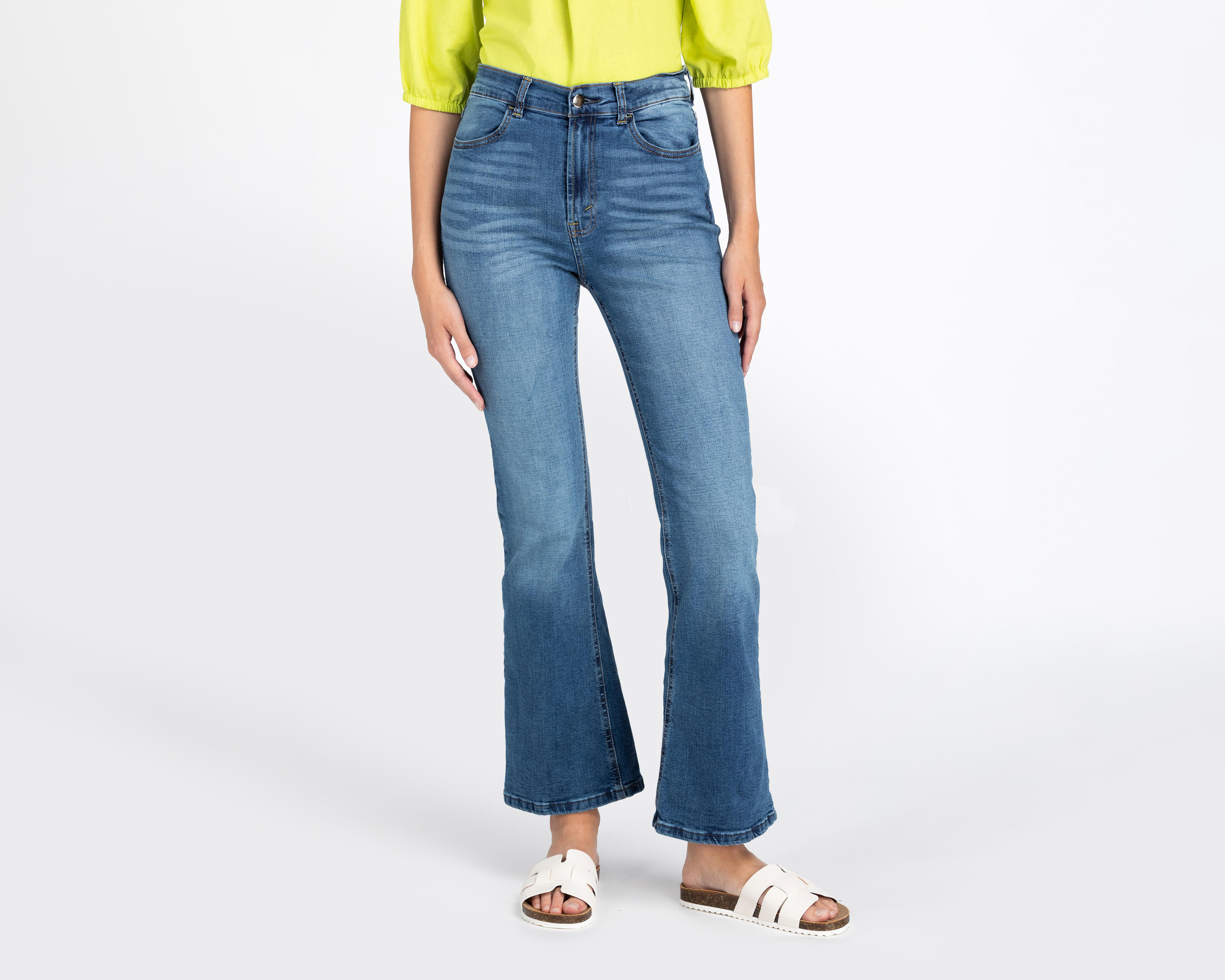 Foto 2 pulgar | Jeans Flare Bebe para Mujer
