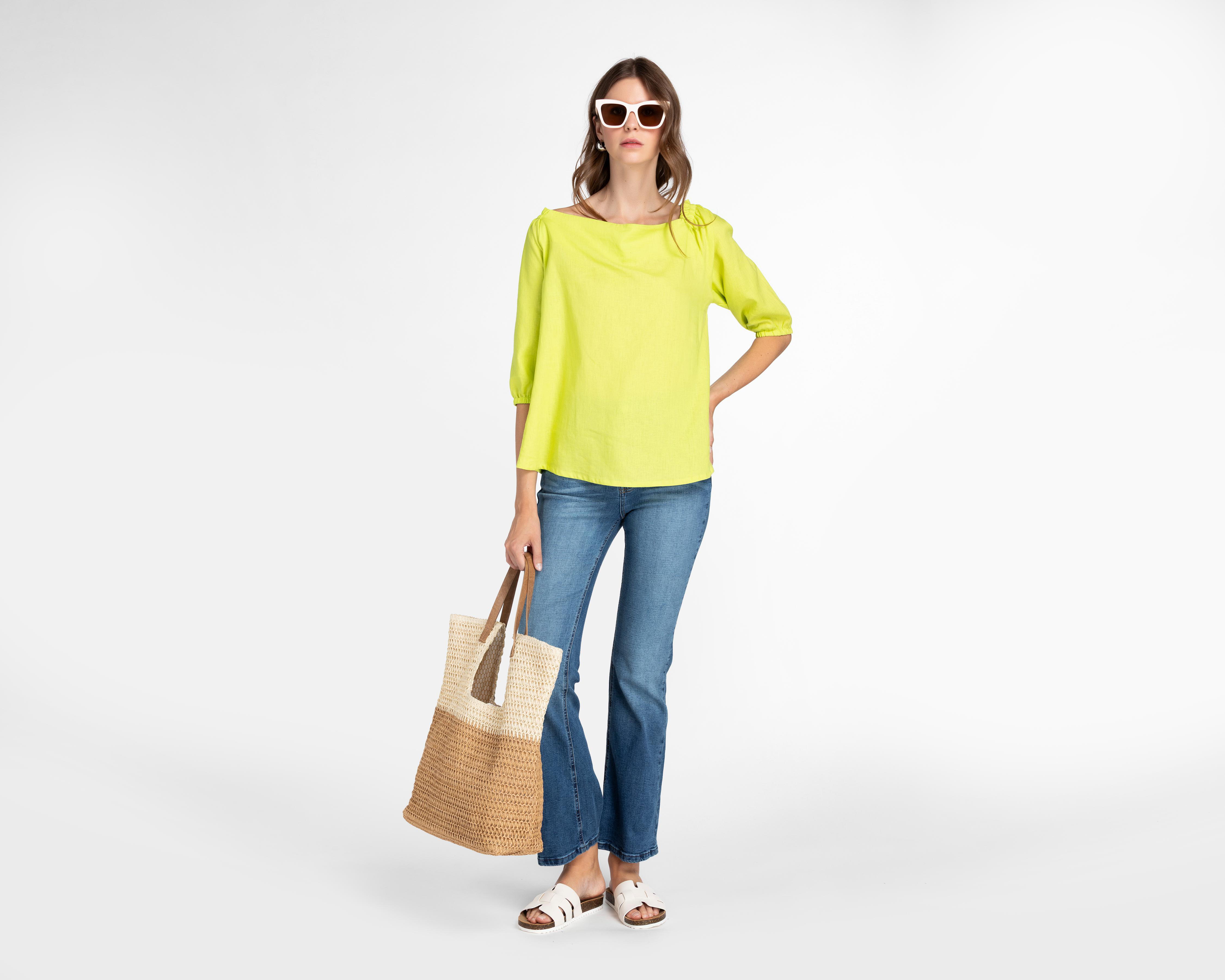 Foto 2 | Jeans Flare Bebe para Mujer