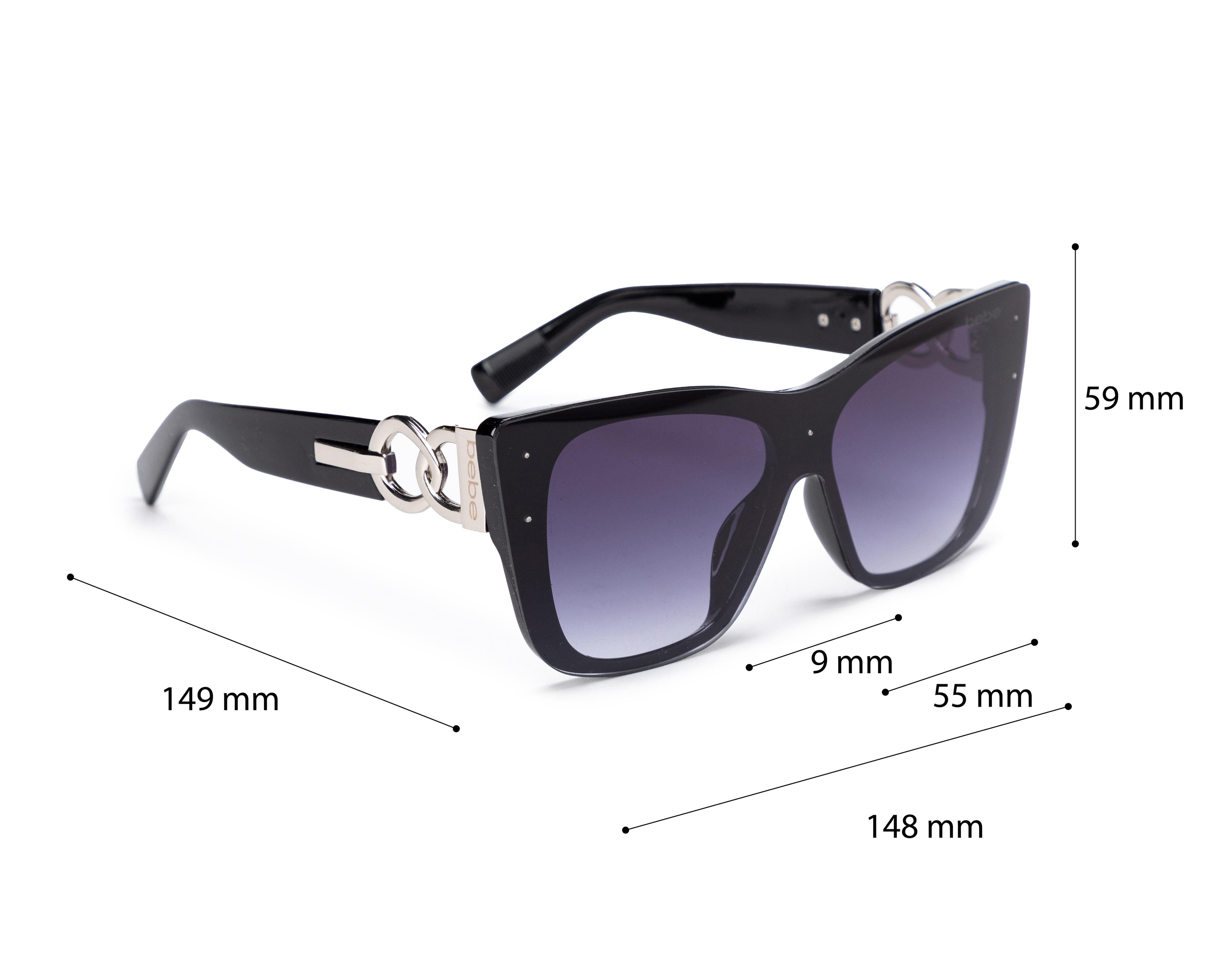 Foto 6 pulgar | Lentes de Sol para Mujer Bebe Cat Eye Negro
