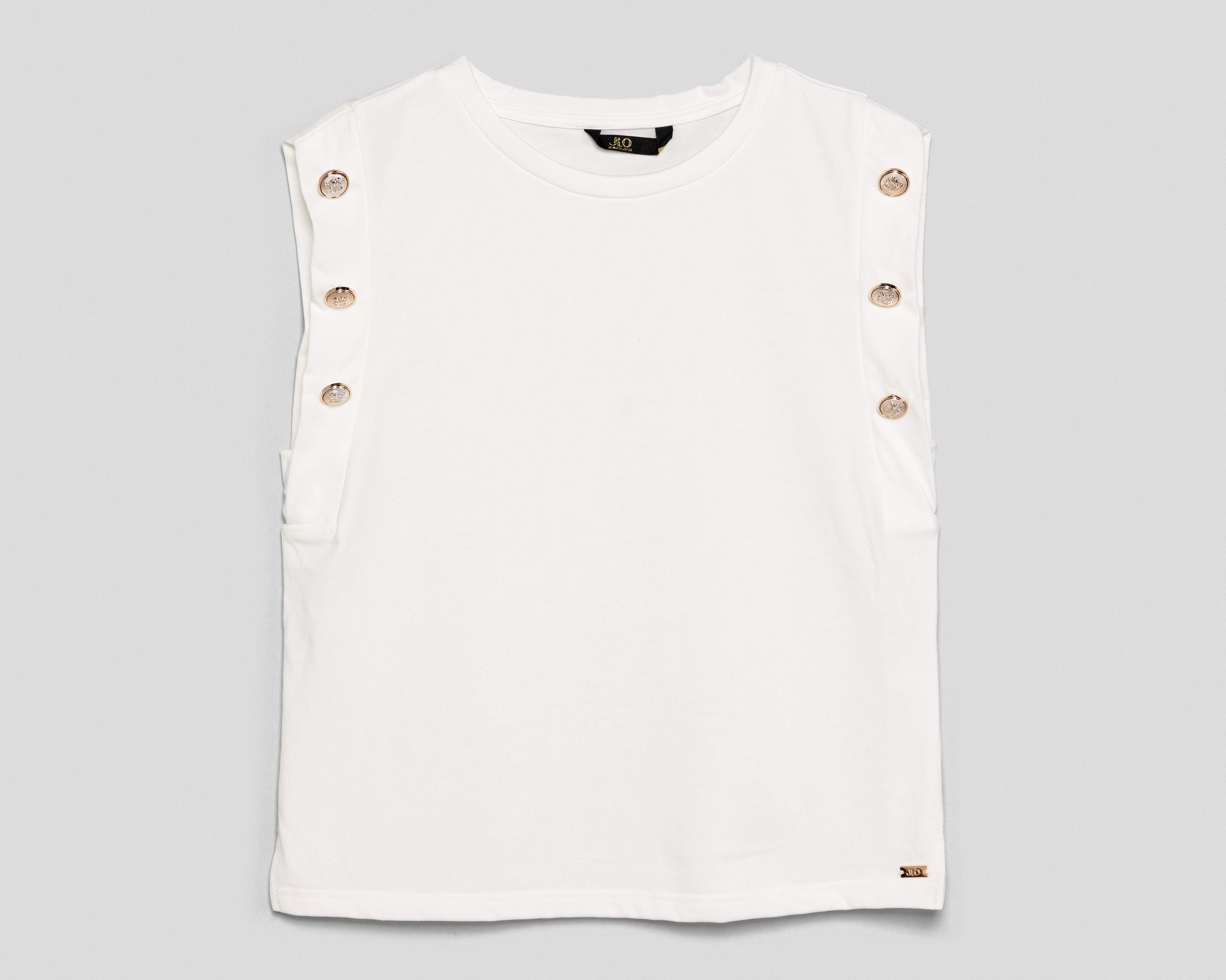 Blusa Jennifer Lopez Blanca para Mujer