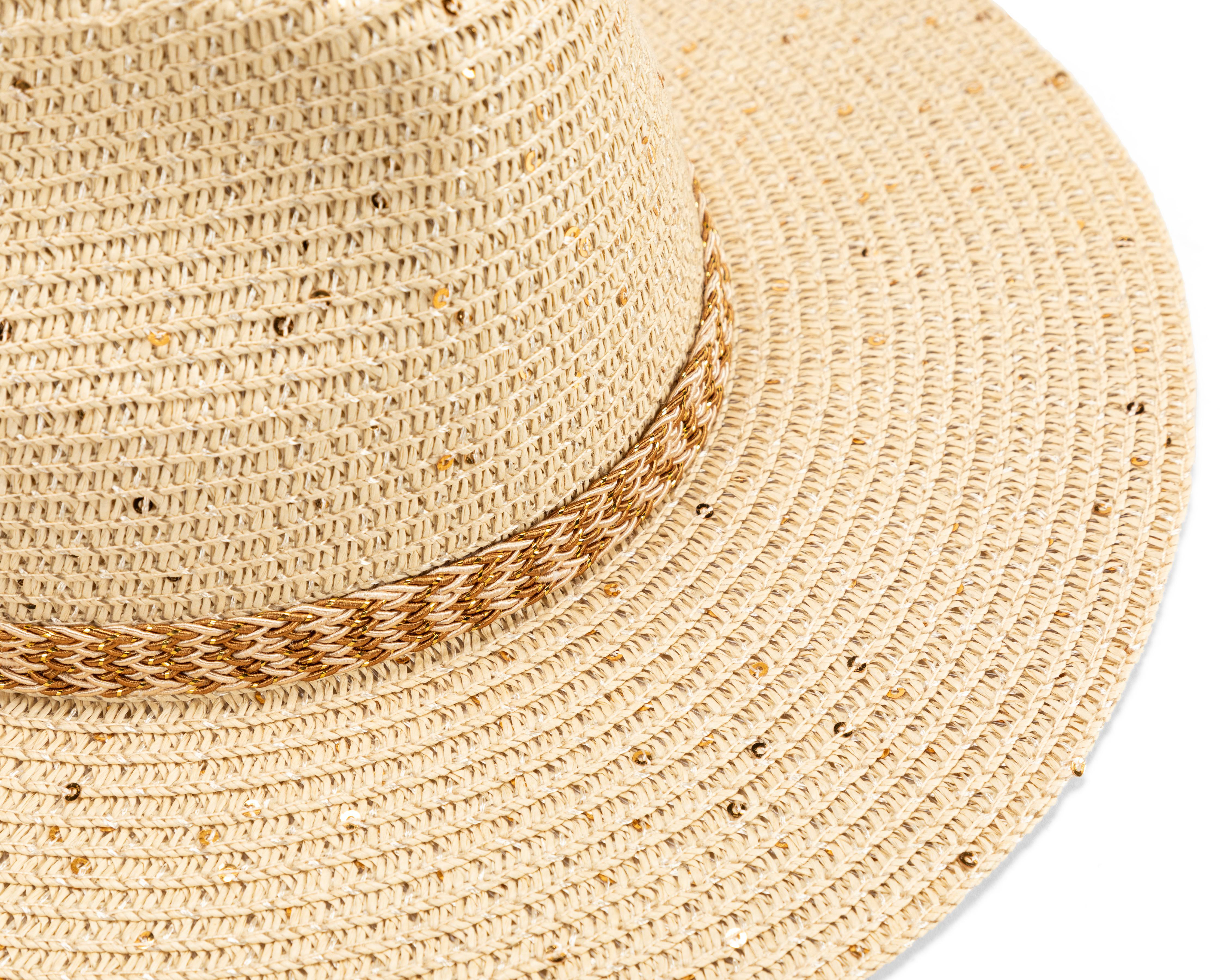 Foto 4 pulgar | Sombrero de Playa Lady Sun de Paja