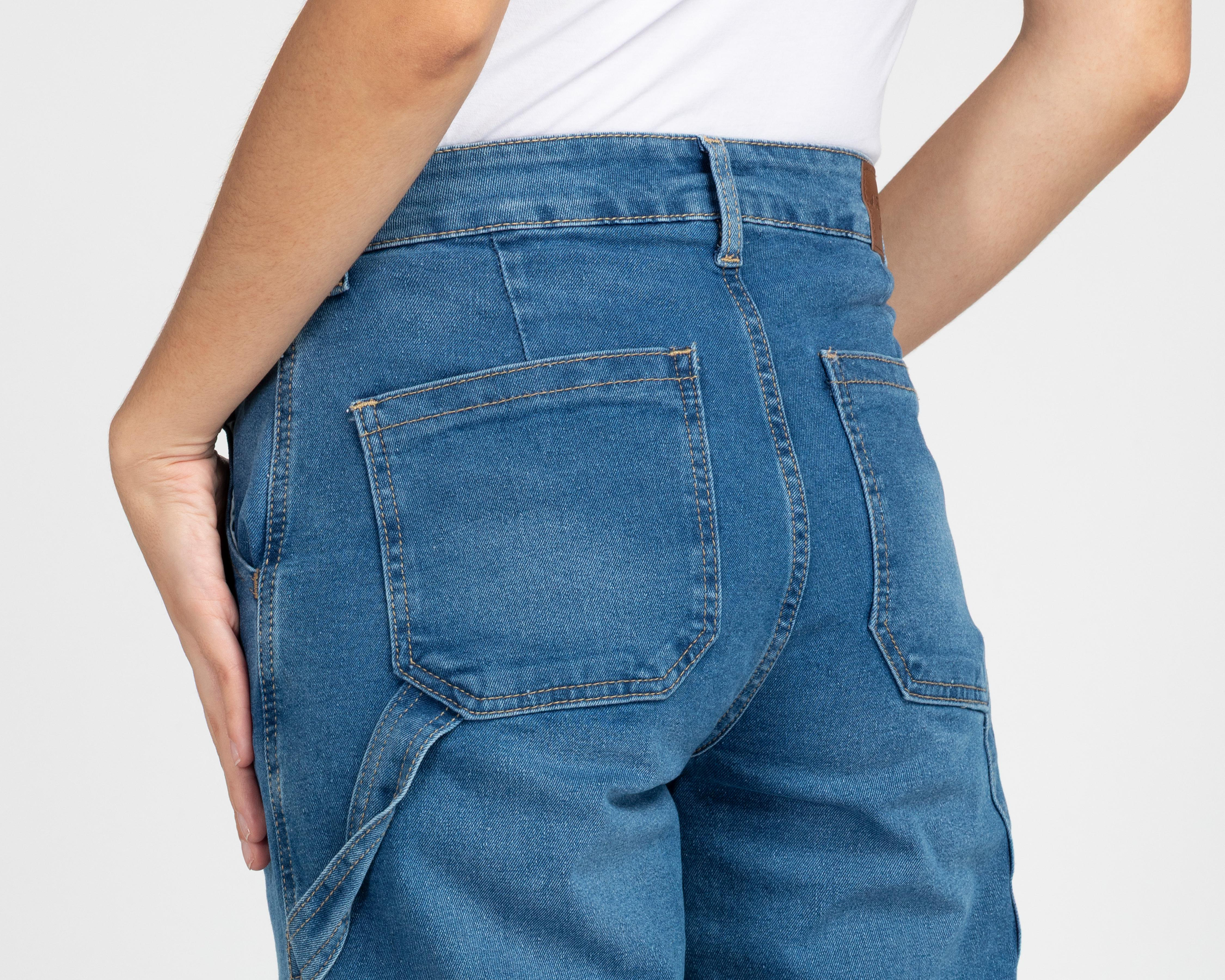 Foto 6 pulgar | Jeans Cargo Refill para Mujer