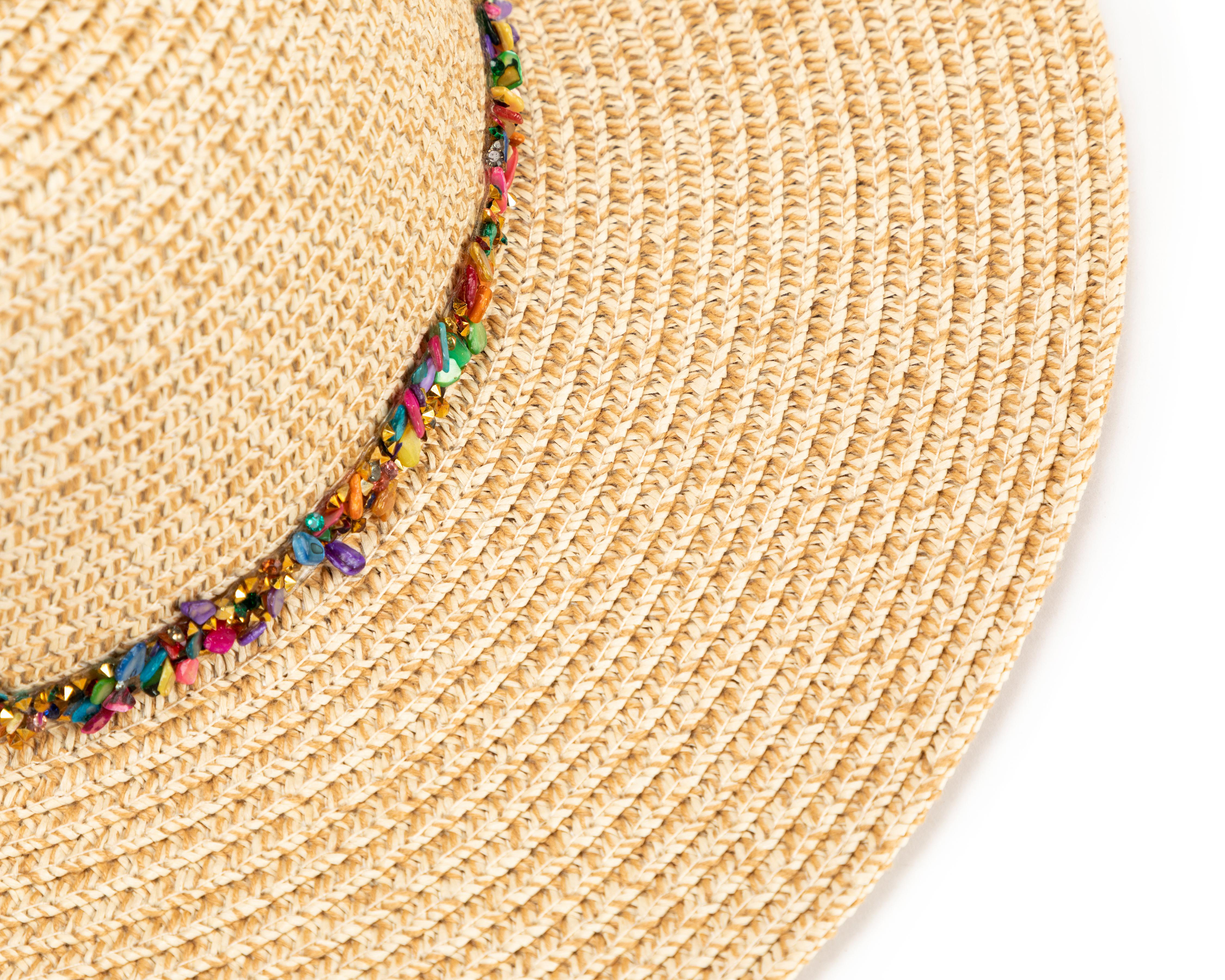 Foto 4 pulgar | Sombrero de Playa Lady Sun de Paja