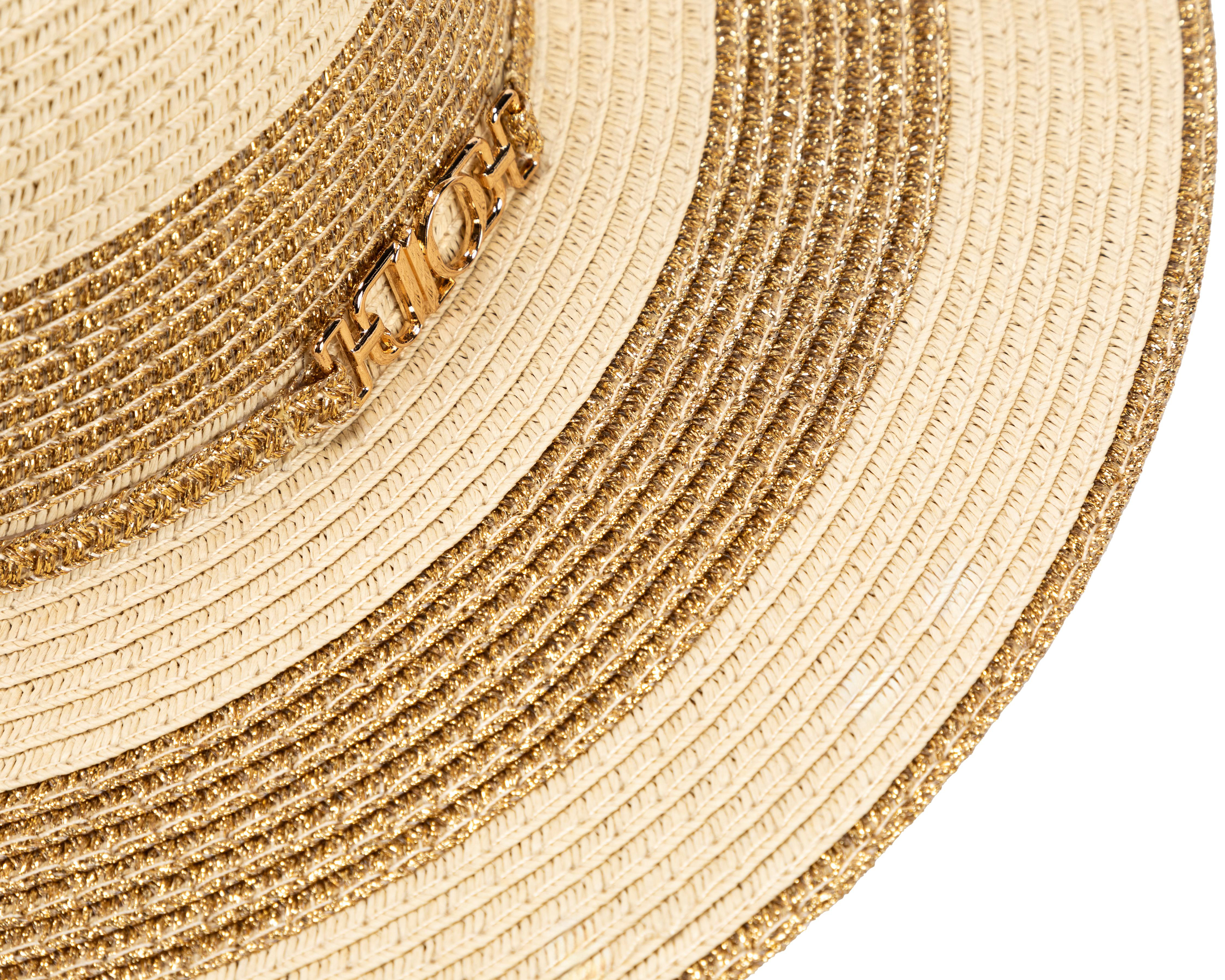 Foto 3 | Sombrero para Playa Jennifer Lopez con Aplicación Metálica