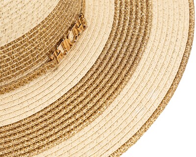 Foto 3 | Sombrero para Playa Jennifer Lopez con Aplicación Metálica