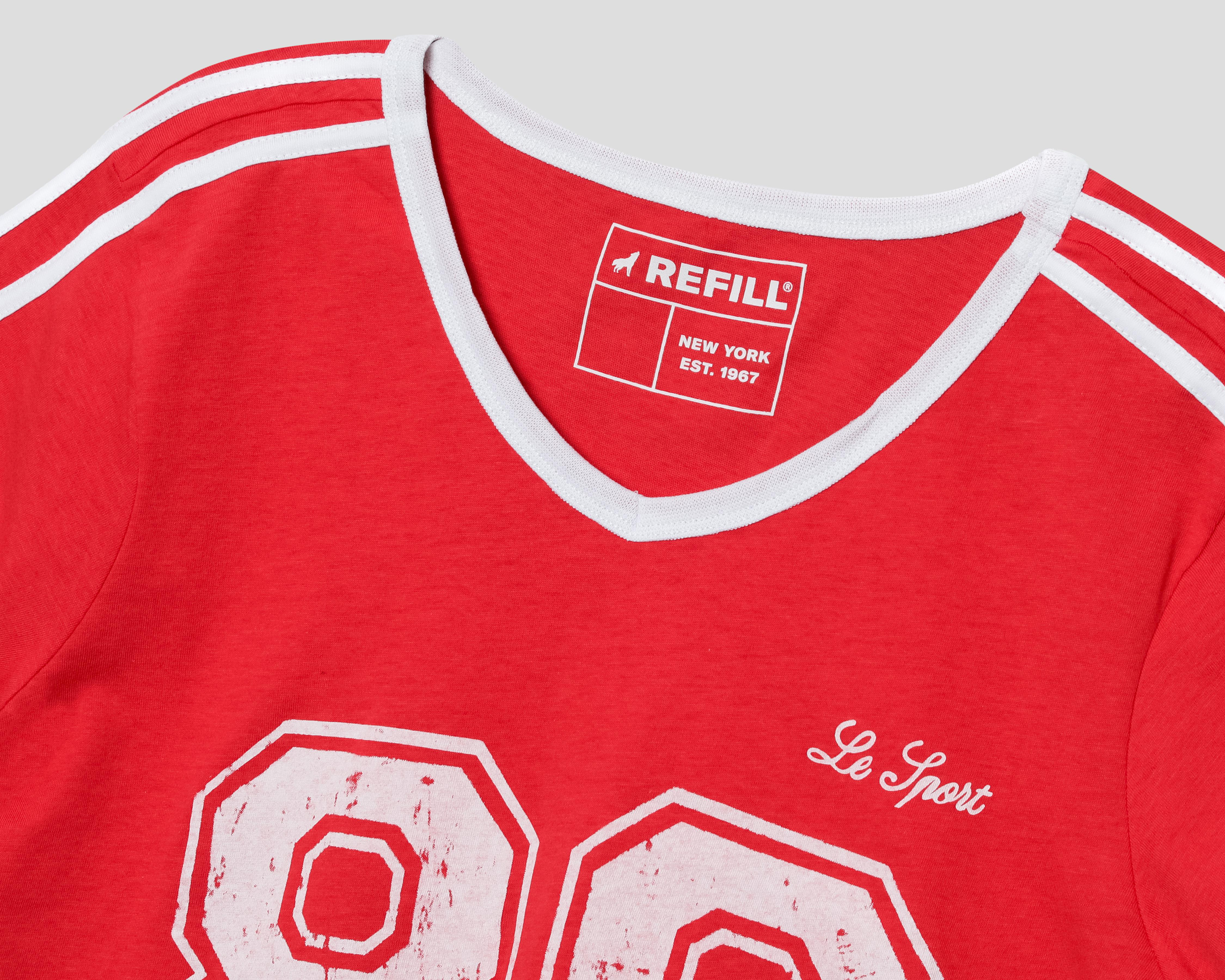 Foto 3 | Playera Refill Manga Corta para Mujer