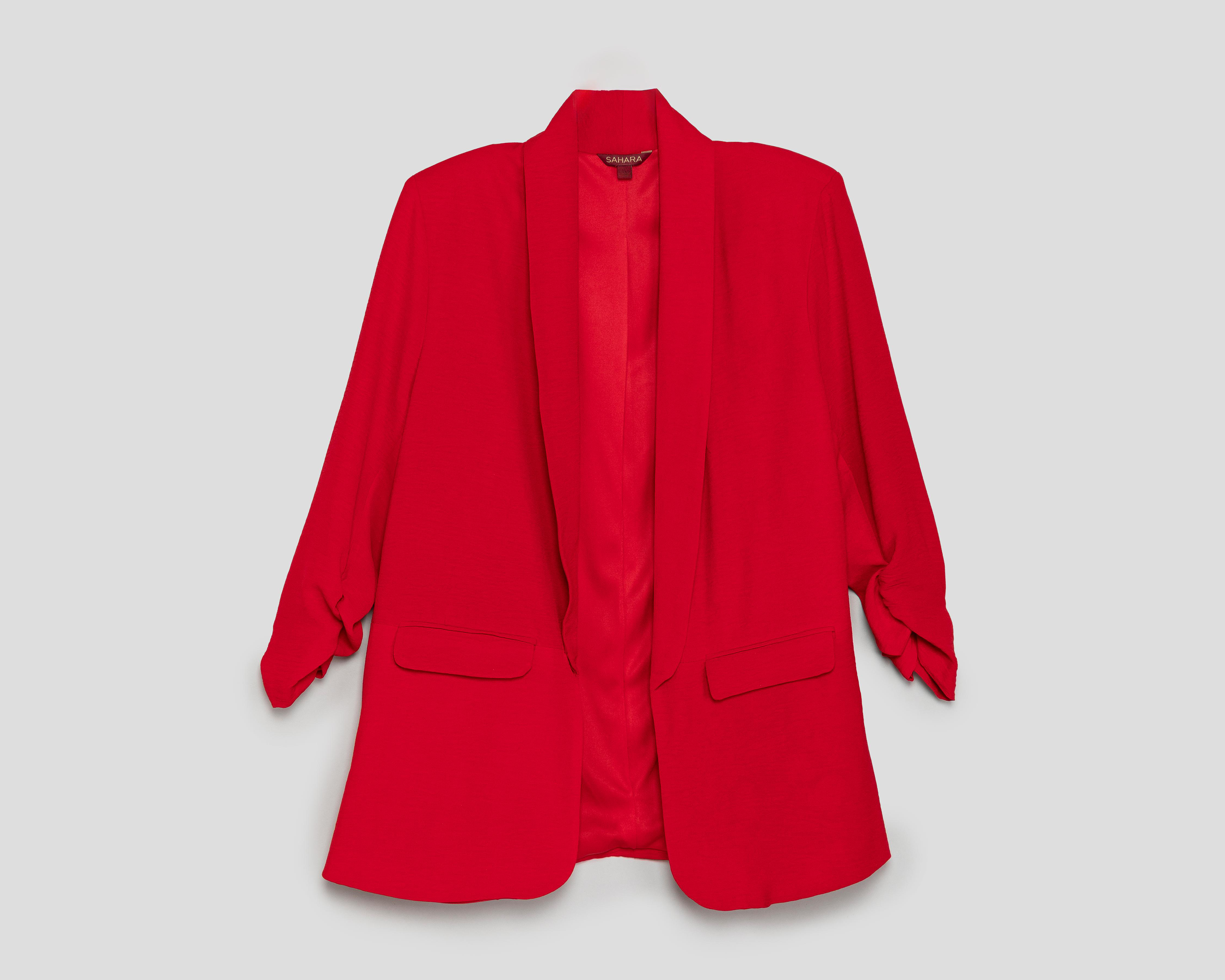 Foto 2 pulgar | Blazer Rojo Sahara para Mujer