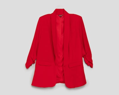 Foto 1 | Blazer Rojo Sahara para Mujer