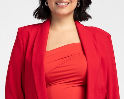Foto 4 | Blazer Rojo Sahara para Mujer