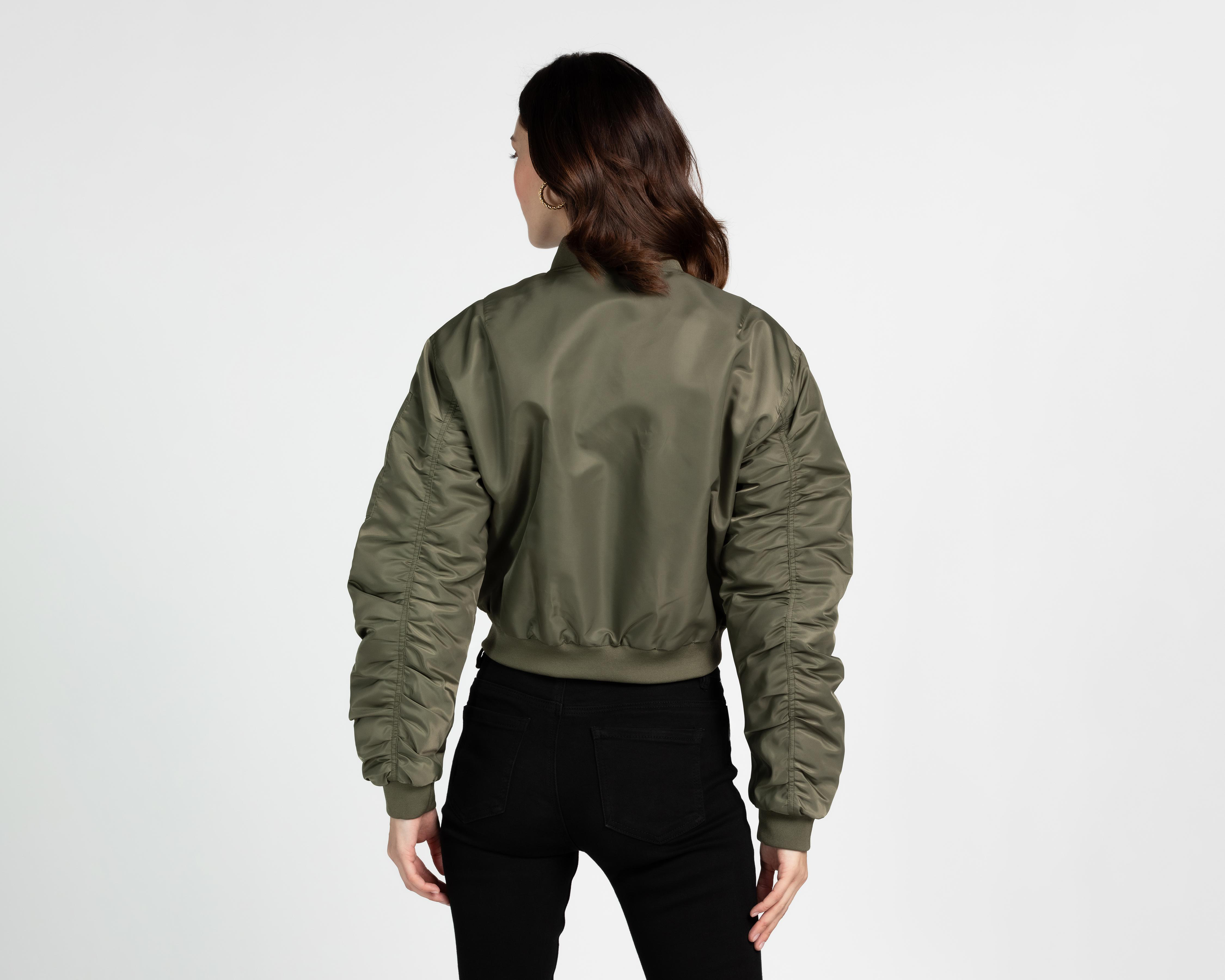Foto 4 pulgar | Chamarra Verde Levi's para Mujer