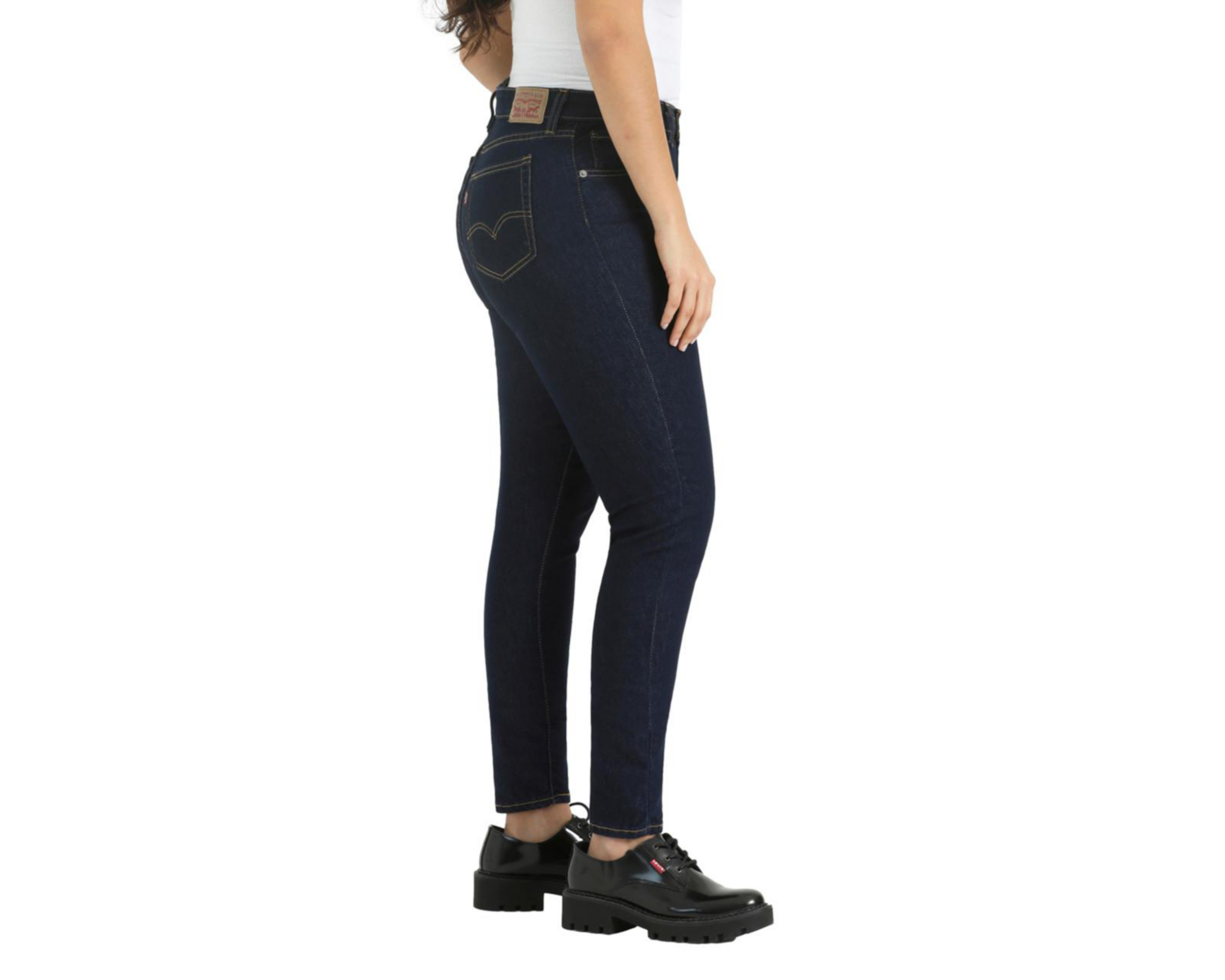 Foto 3 pulgar | Jeans Levi's 721 High Rise Skinny Fit Azul