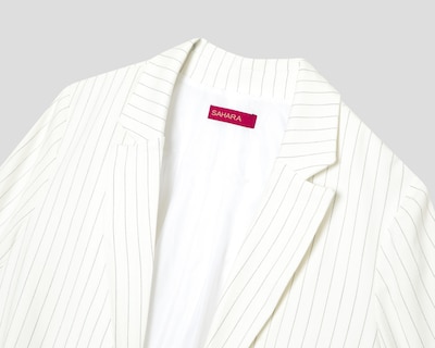 Foto 3 | Blazer Blanco Sahara para Mujer