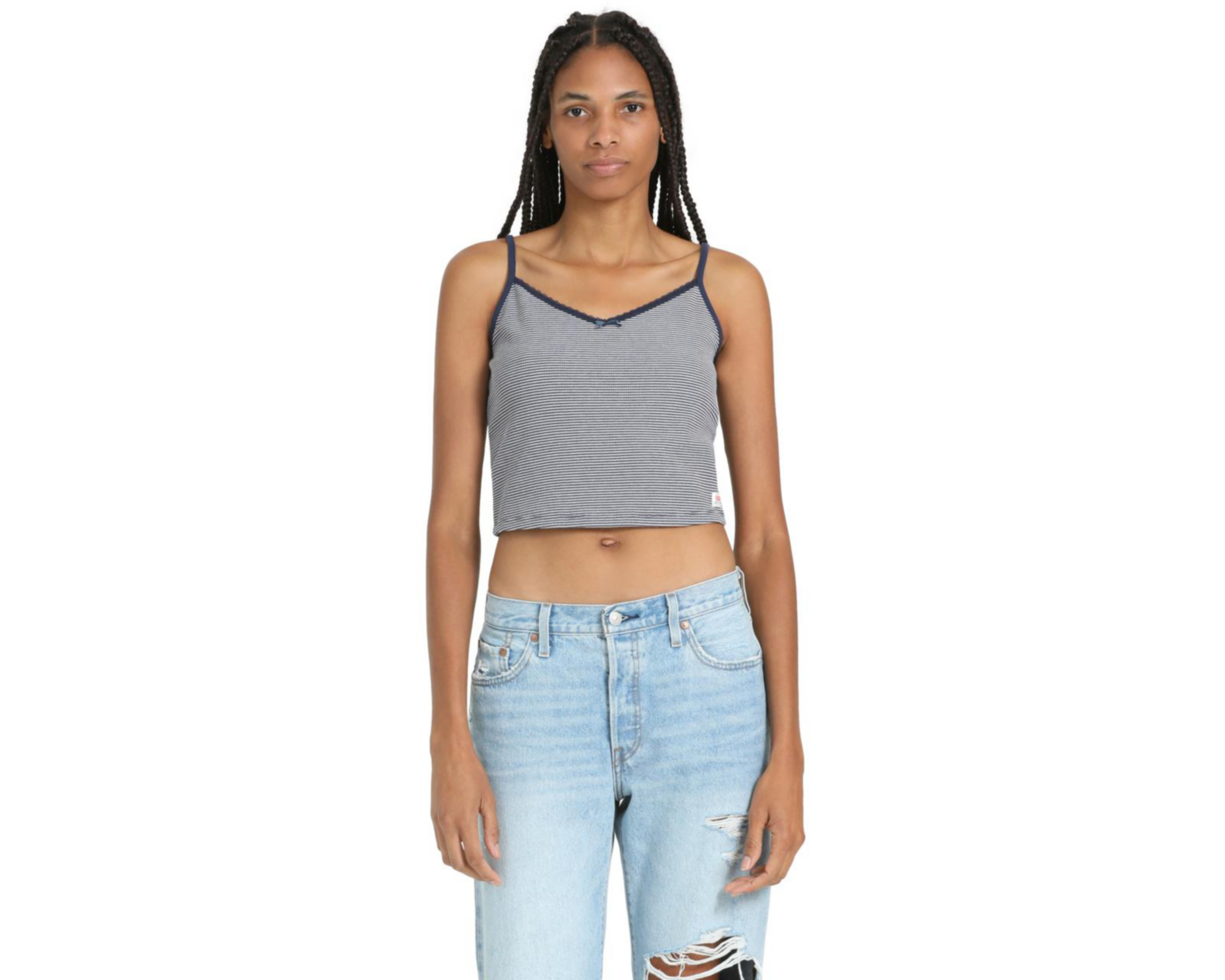 Foto 2 pulgar | Playera Levi's sin Mangas para Mujer
