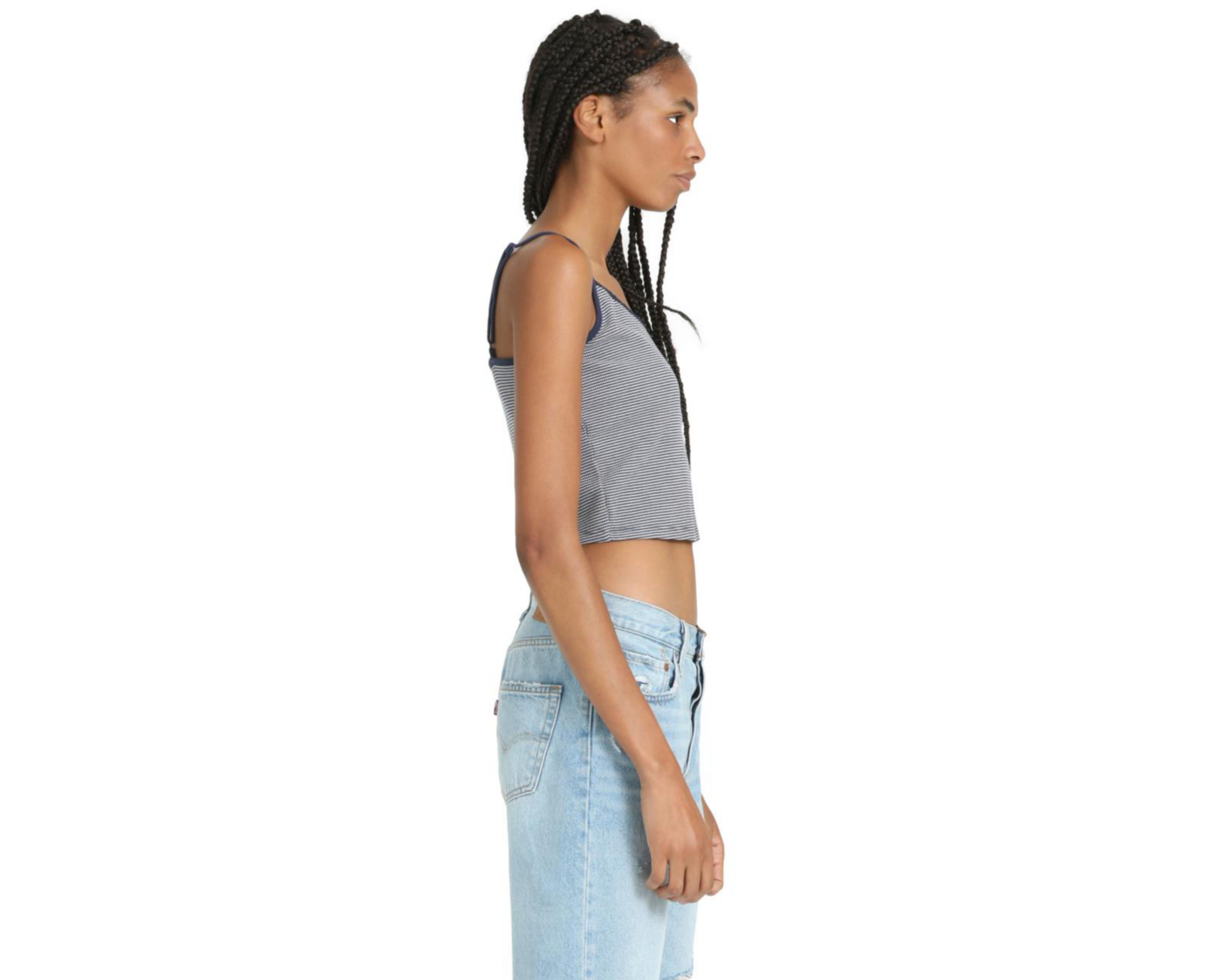 Foto 3 pulgar | Playera Levi's sin Mangas para Mujer