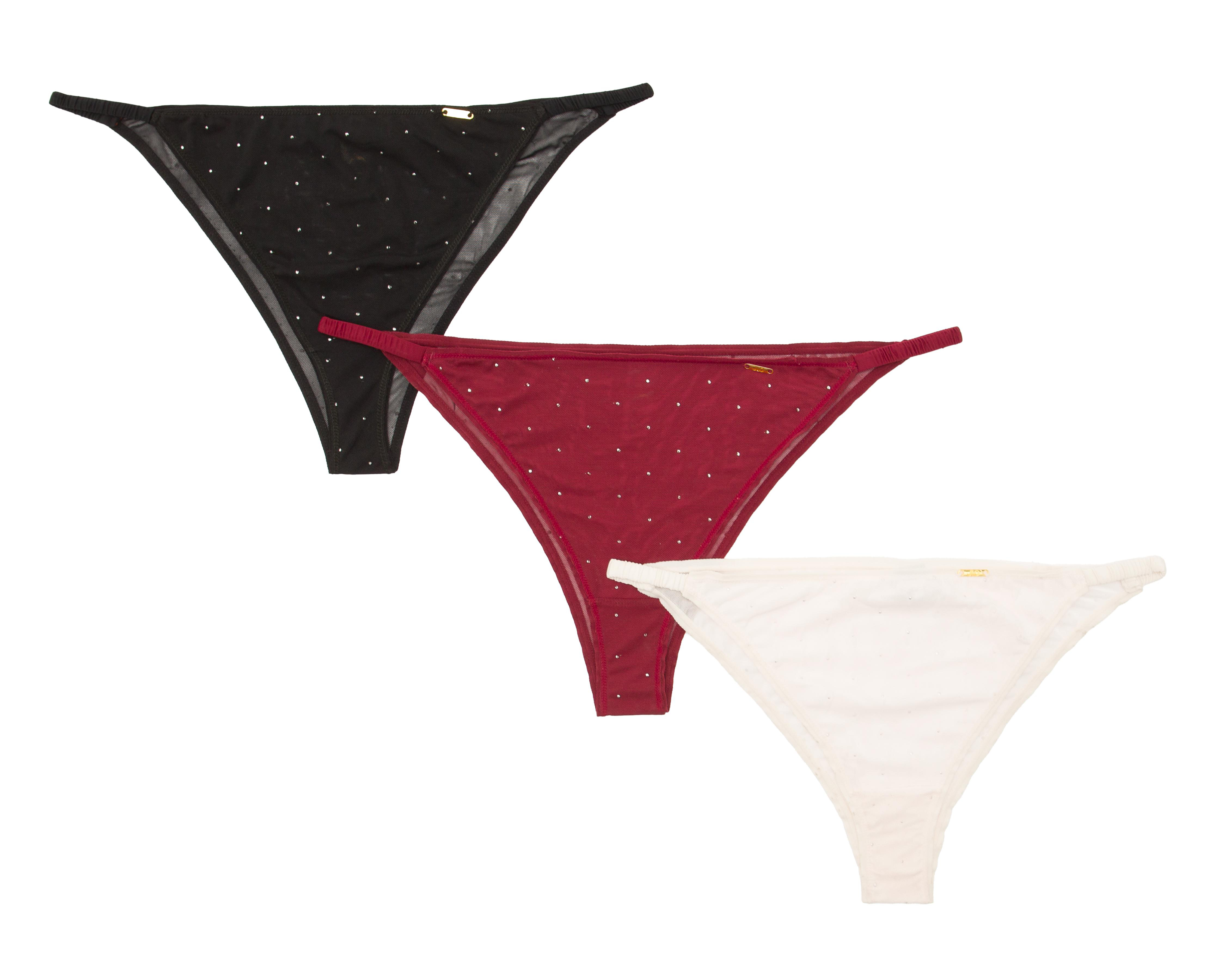 Foto 2 pulgar | Bikini con Mesh Jennifer Lopez 3 Piezas
