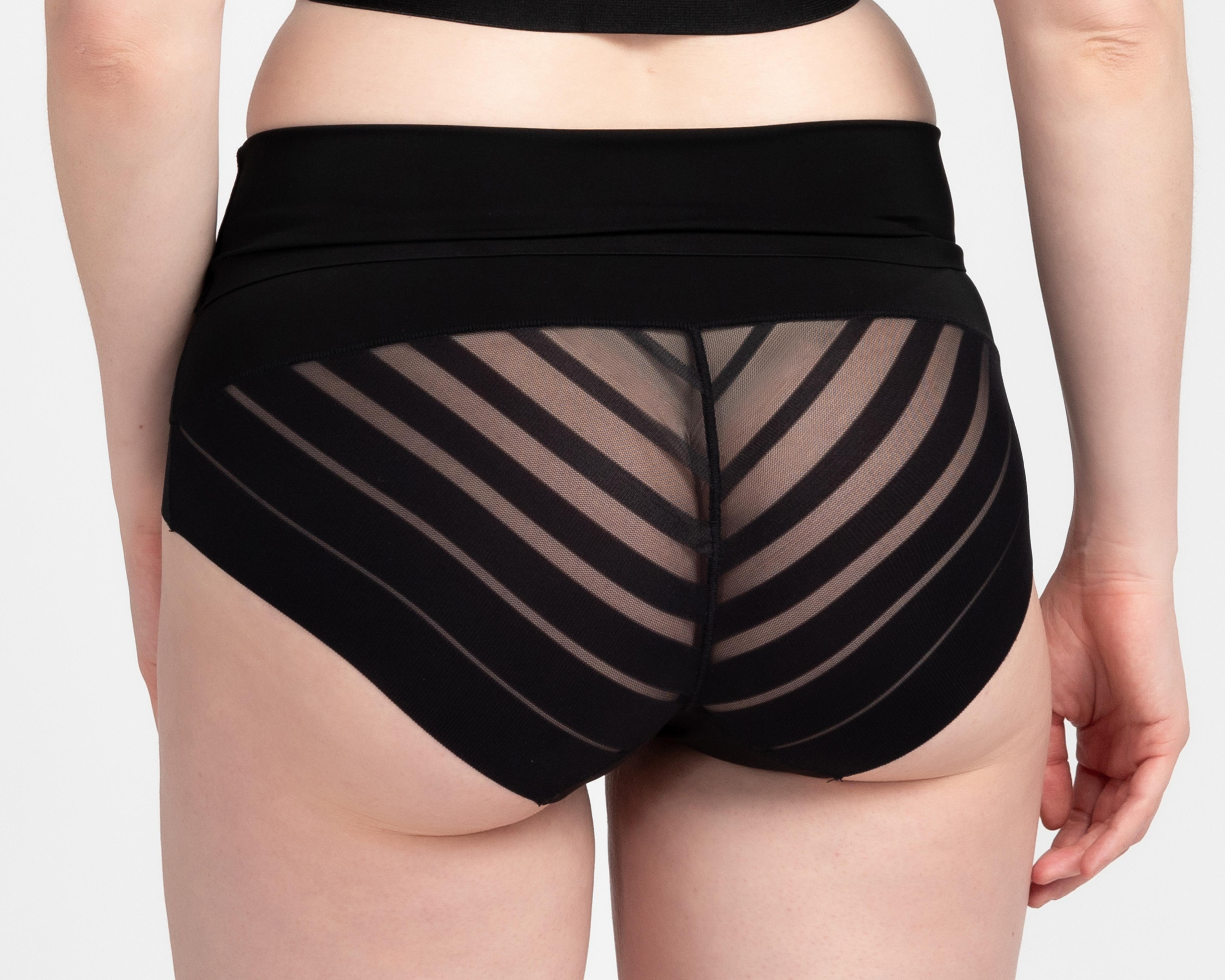 Foto 3 pulgar | Pantaleta con Control Negra Shape & Care para Mujer