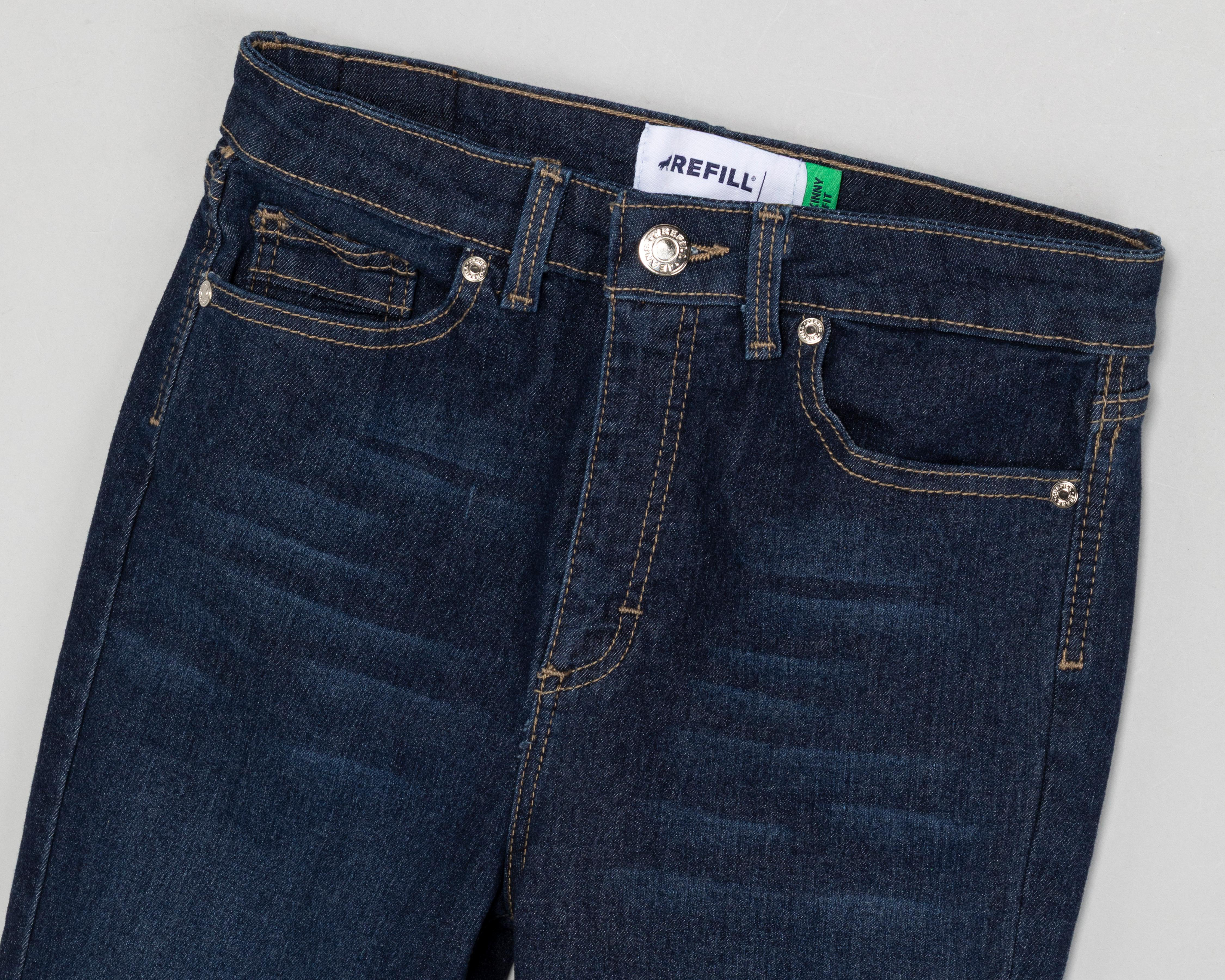 Foto 4 pulgar | Jeans Skinny Refill para Mujer