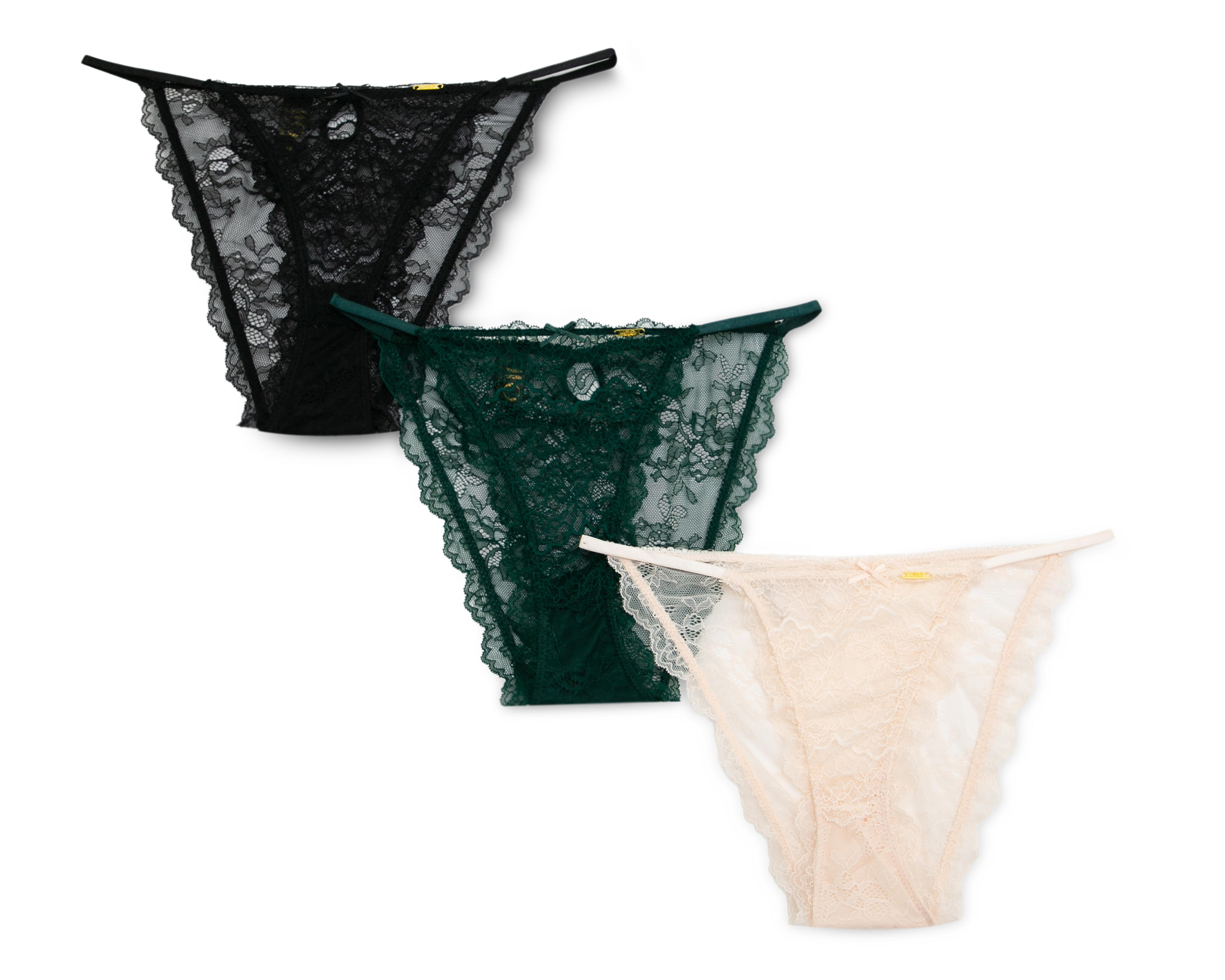 Bikini con Encaje Jennifer Lopez 3 Piezas $119