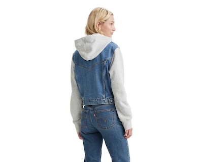 Foto 2 | Chamarra de Mezclilla con Capucha Levi's para Mujer
