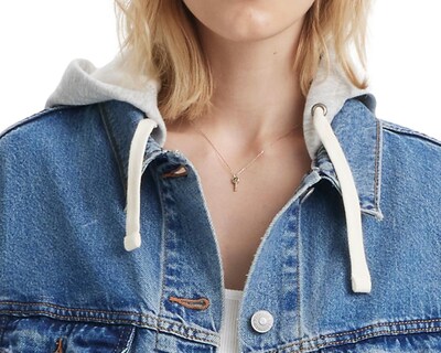 Foto 3 | Chamarra de Mezclilla con Capucha Levi's para Mujer