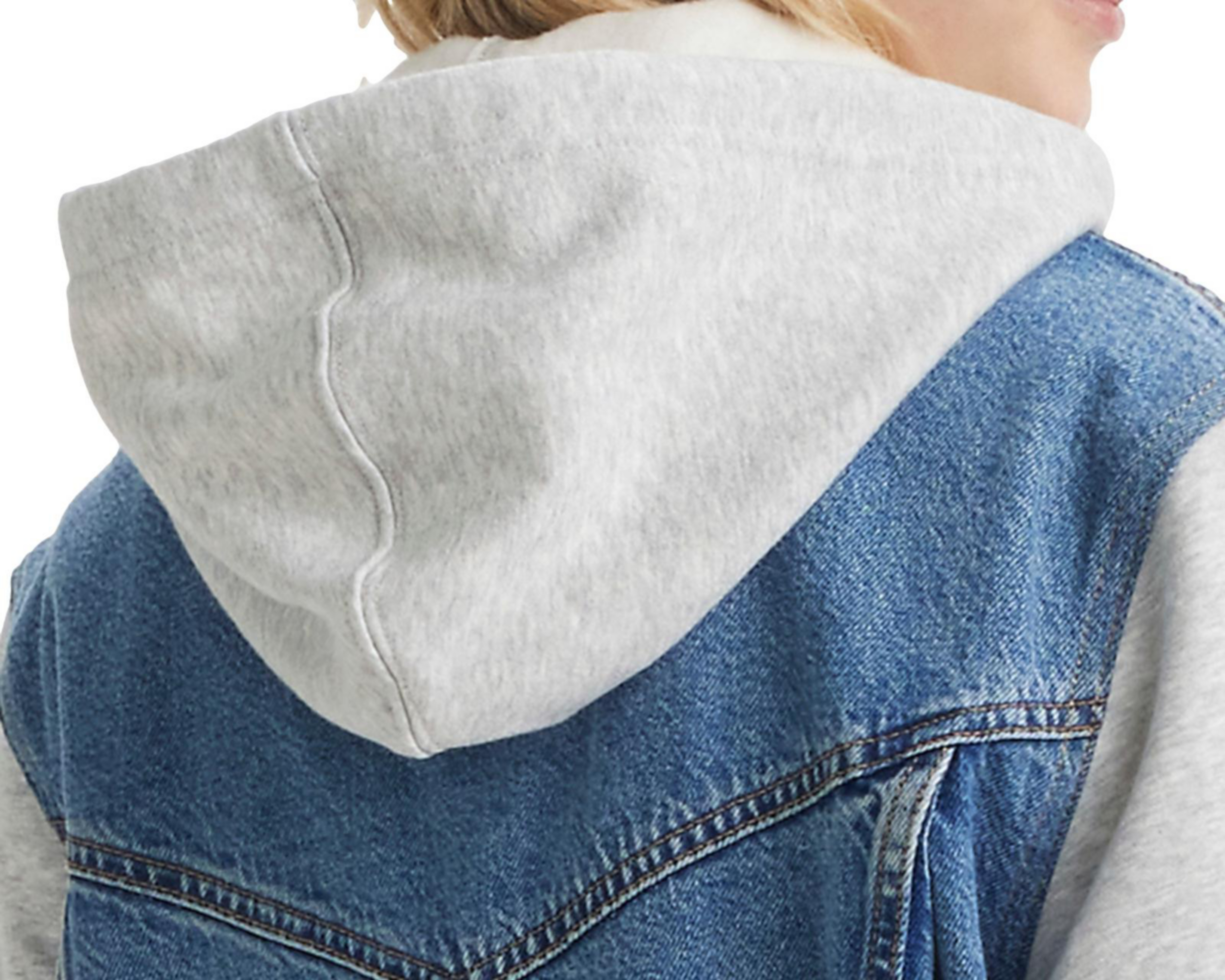 Foto 4 | Chamarra de Mezclilla con Capucha Levi's para Mujer