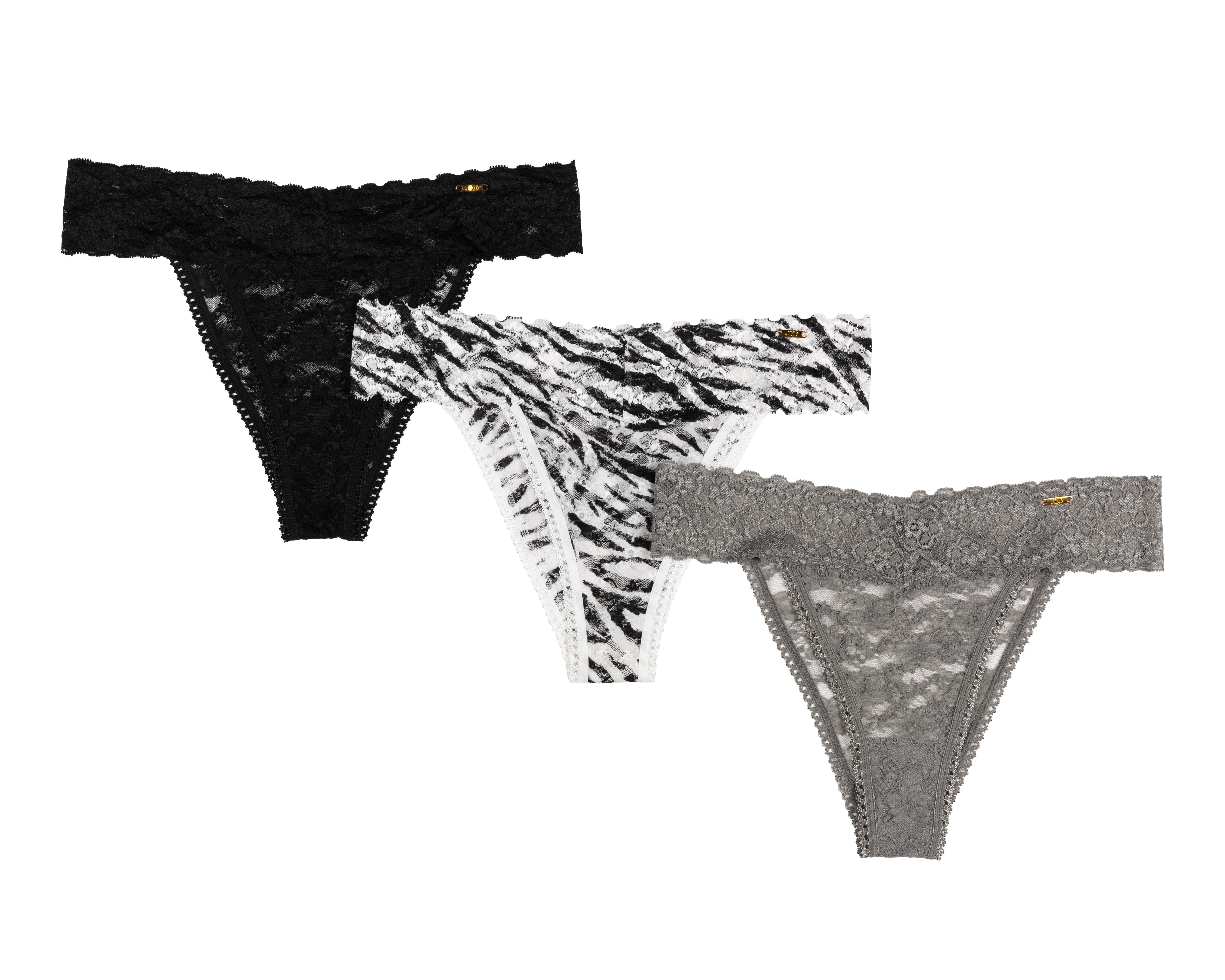 Tanga con Encaje Jennifer Lopez para Mujer 3 Piezas $99