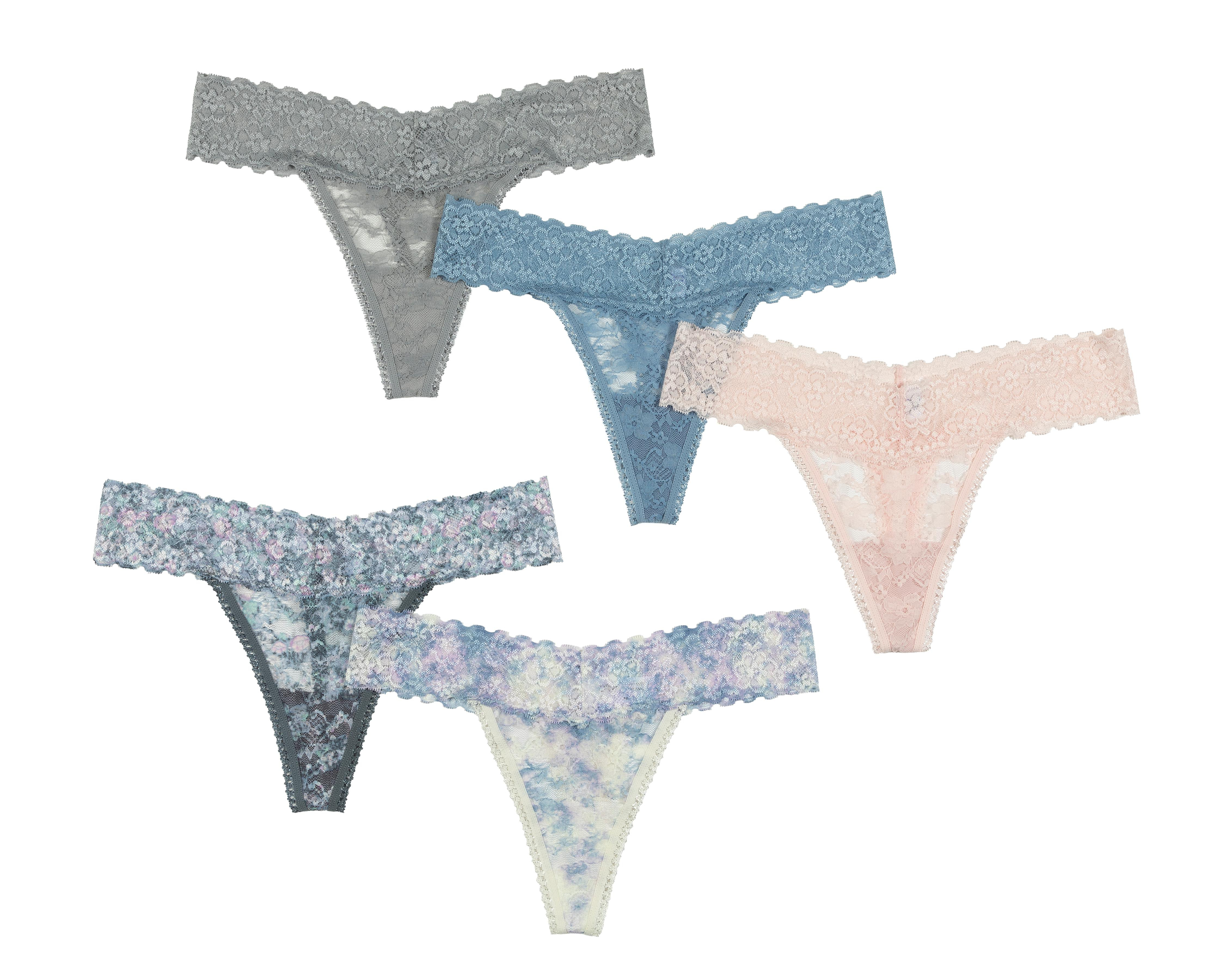 Tanga Eva tu Estilo Íntimo con Encaje para Mujer 5 Piezas $160