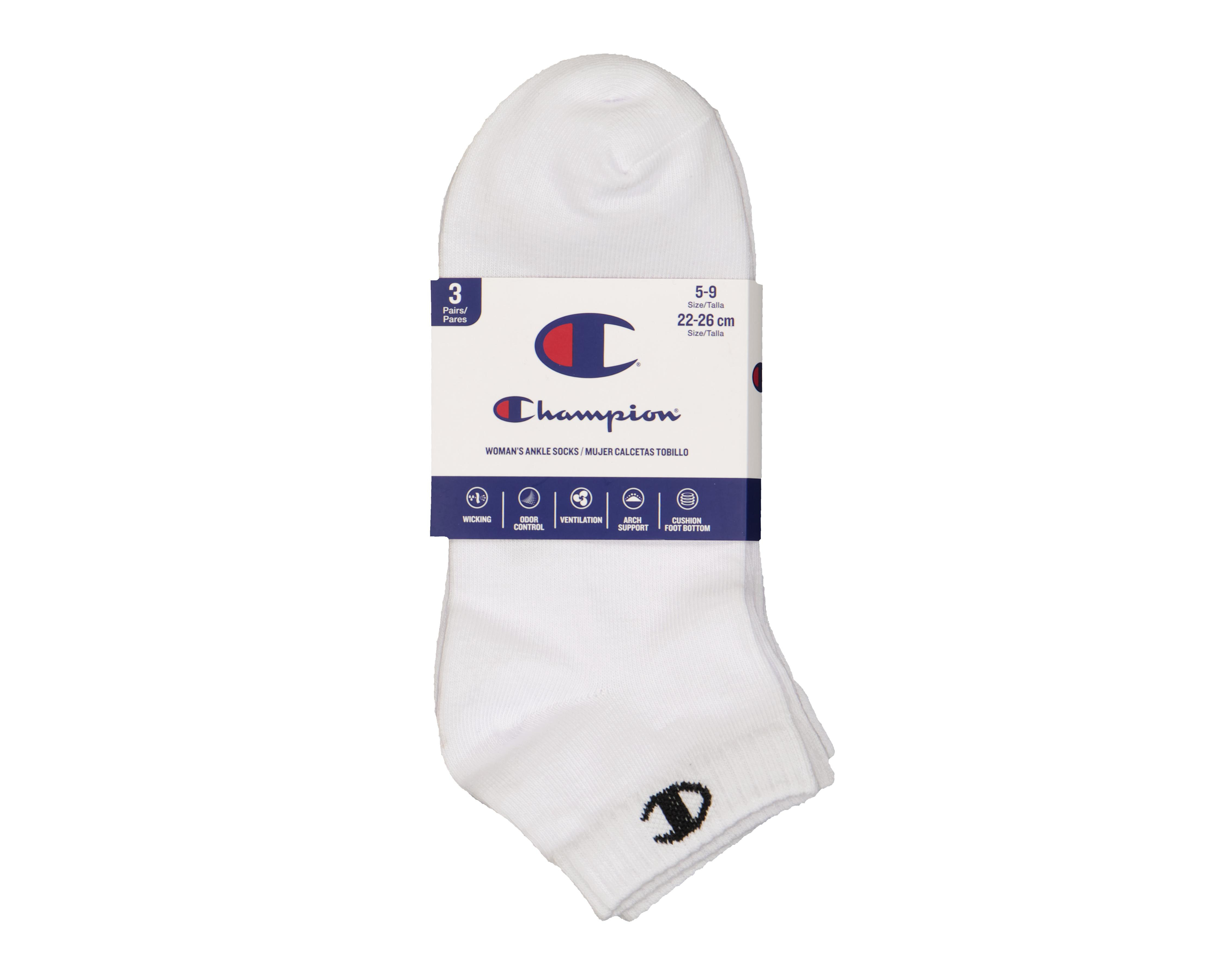 Foto 4 pulgar | Calcetas Deportivas Champion para Mujer 3 Pares