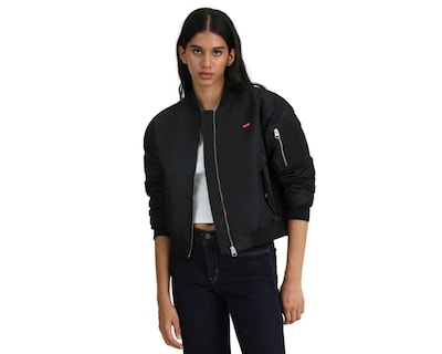 Foto 7 | Chamarra Negra Levi's para Mujer