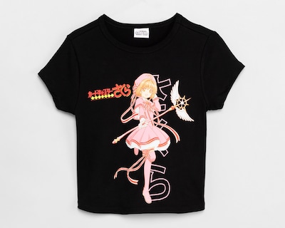 Foto 1 | Playera Sakura Negra Juvenil